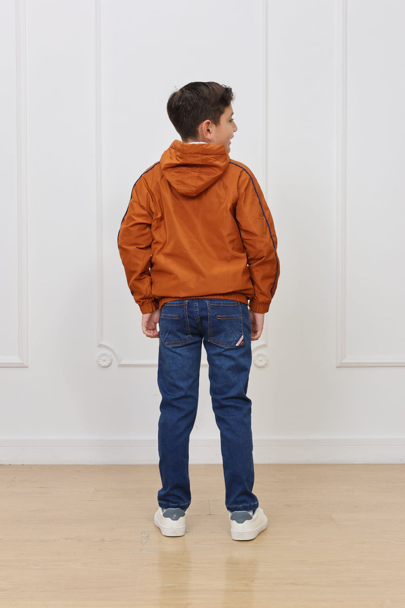 Casaca impermeable Roque con forro micropolar