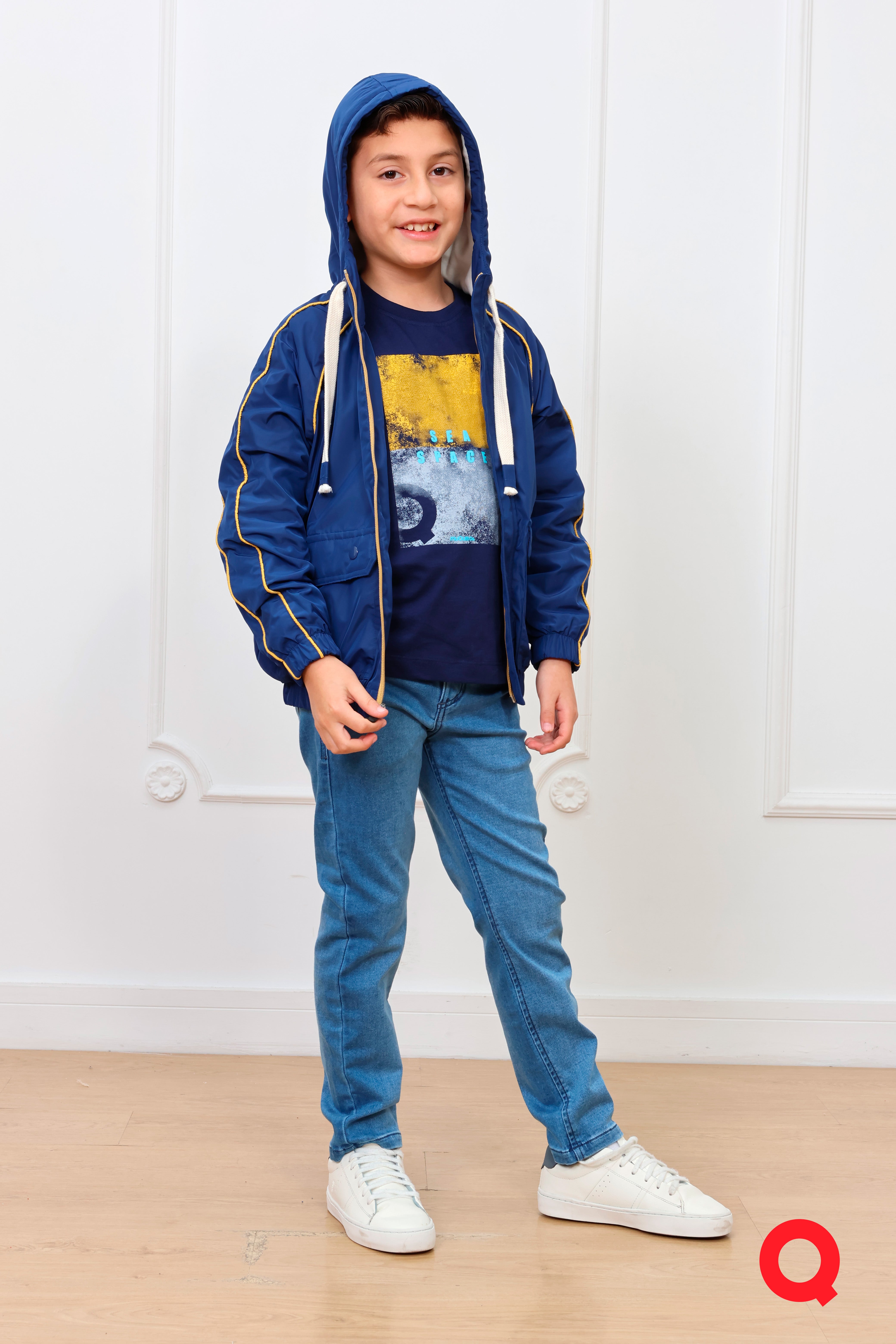 Casaca impermeable Roque con forro micropolar