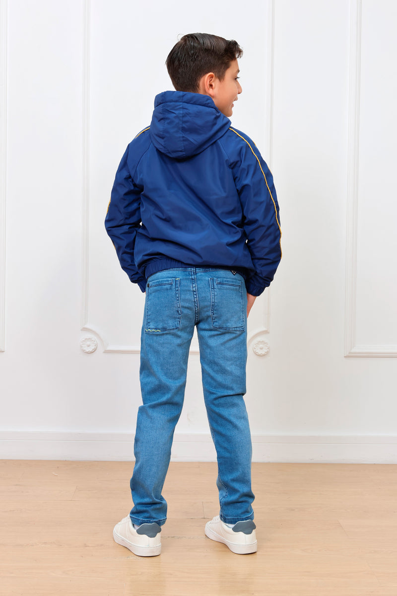 Casaca impermeable Roque con forro micropolar