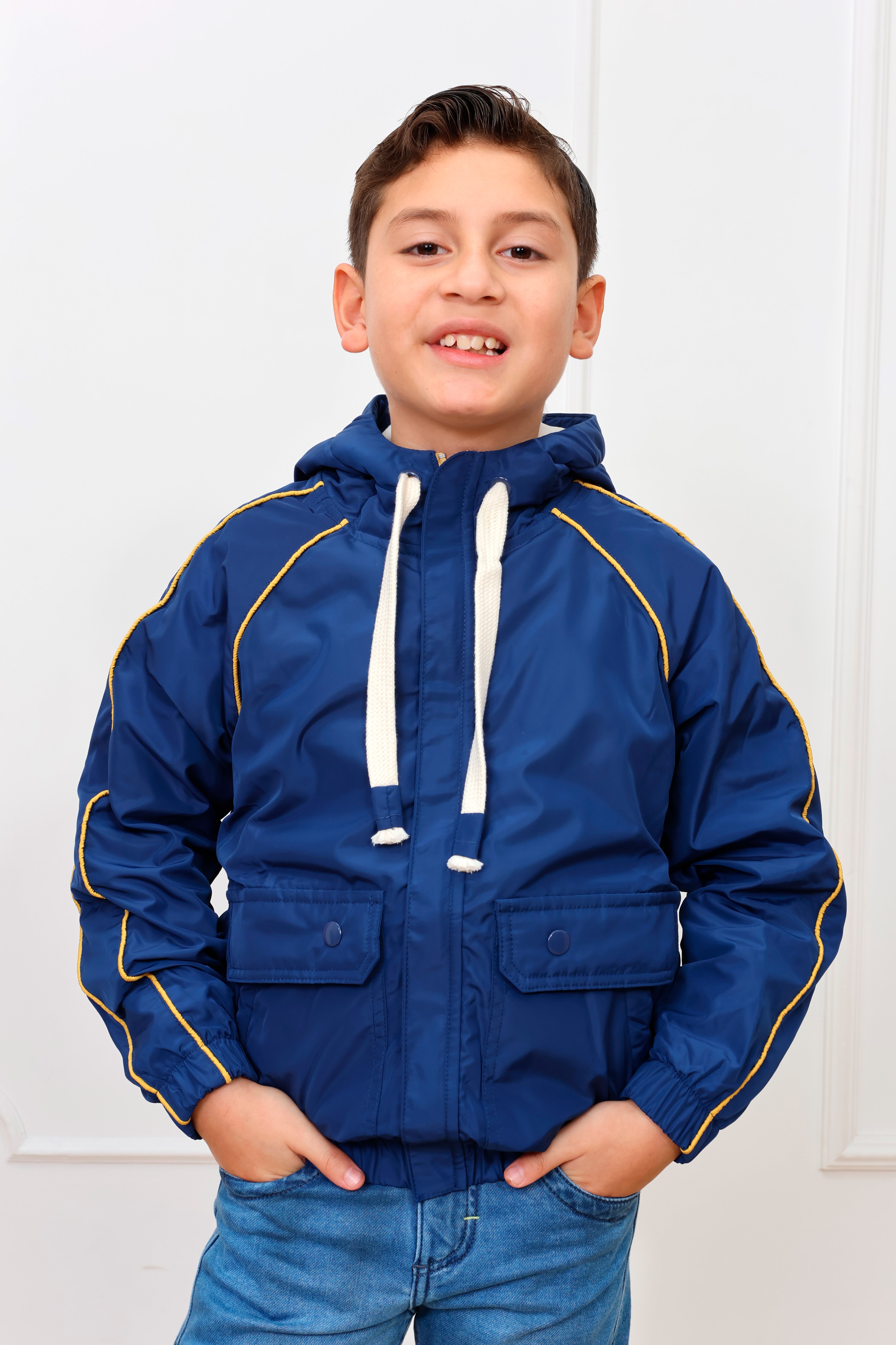 Casaca impermeable Roque con forro micropolar