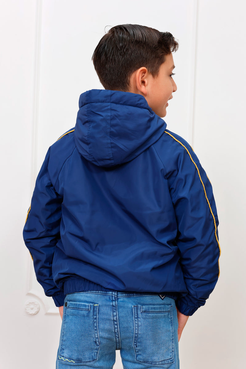 Casaca impermeable Roque con forro micropolar