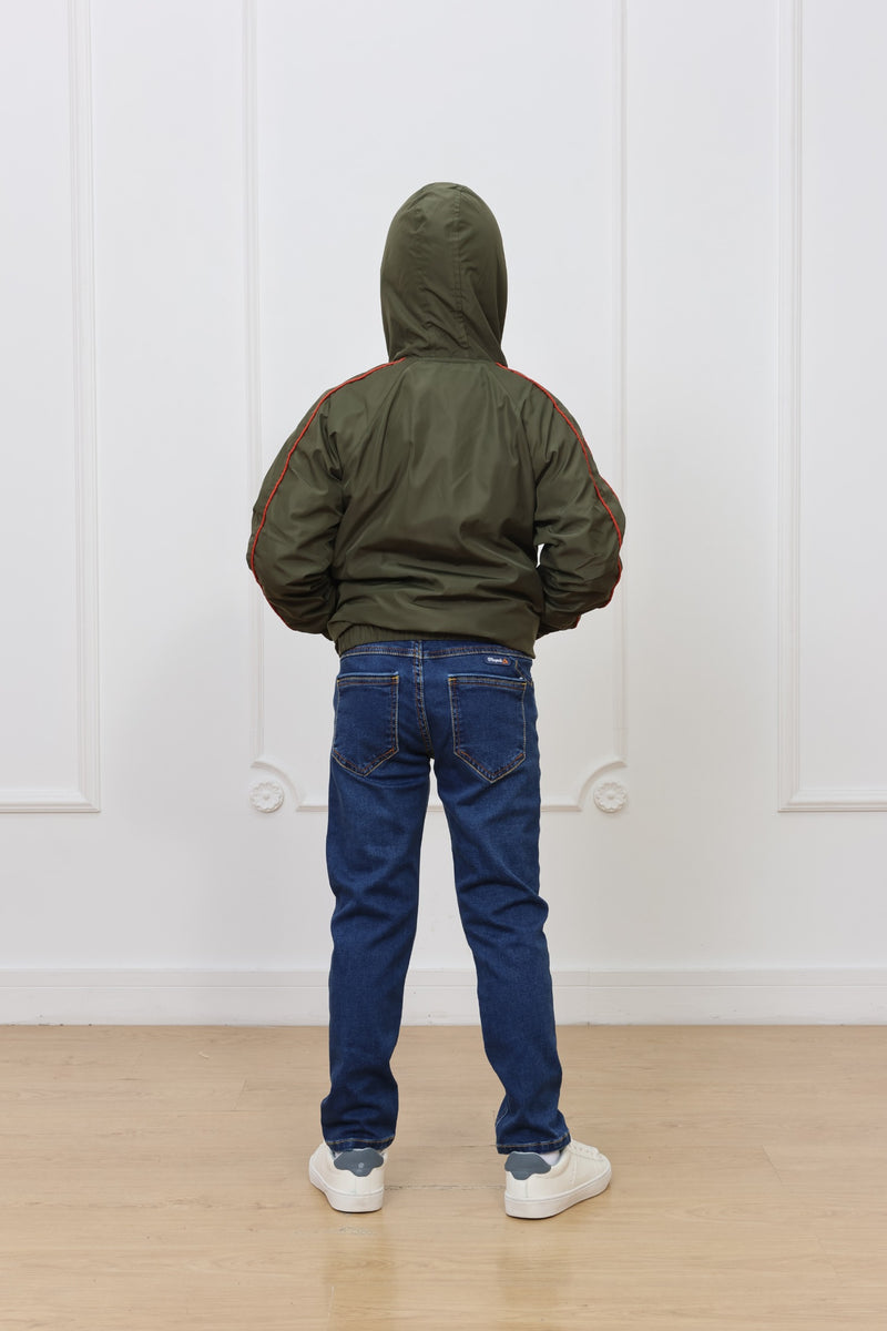 Casaca impermeable Roque con forro micropolar