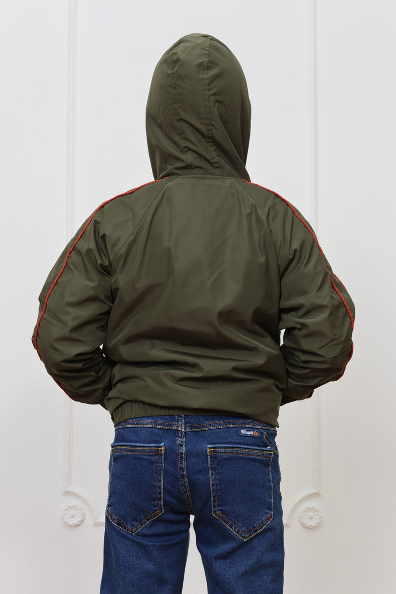 Casaca impermeable Roque con forro micropolar