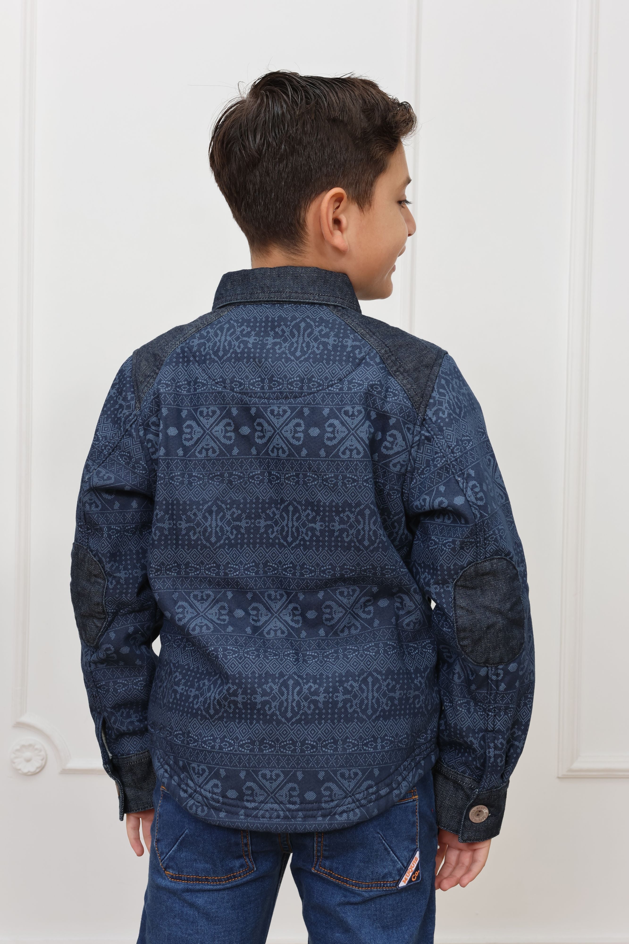 Casaca denim estampado Vicentico