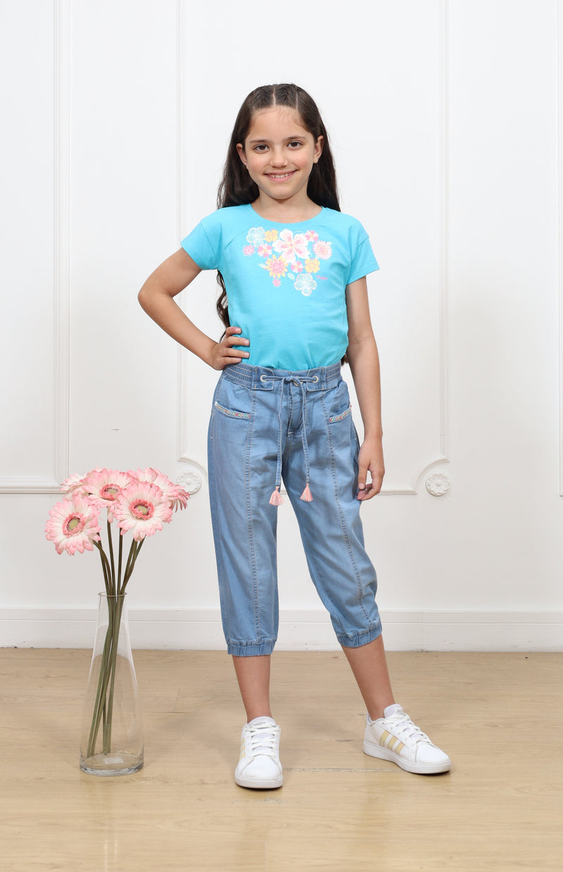 Cropd denim Zaida