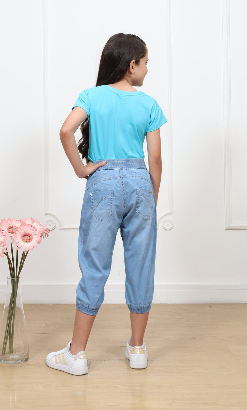 Cropd denim Zaida