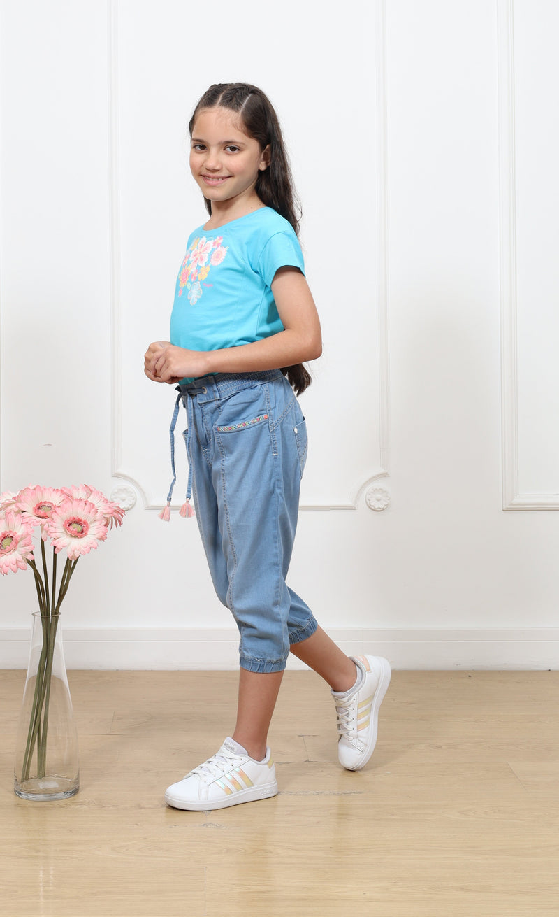 Cropd denim Zaida