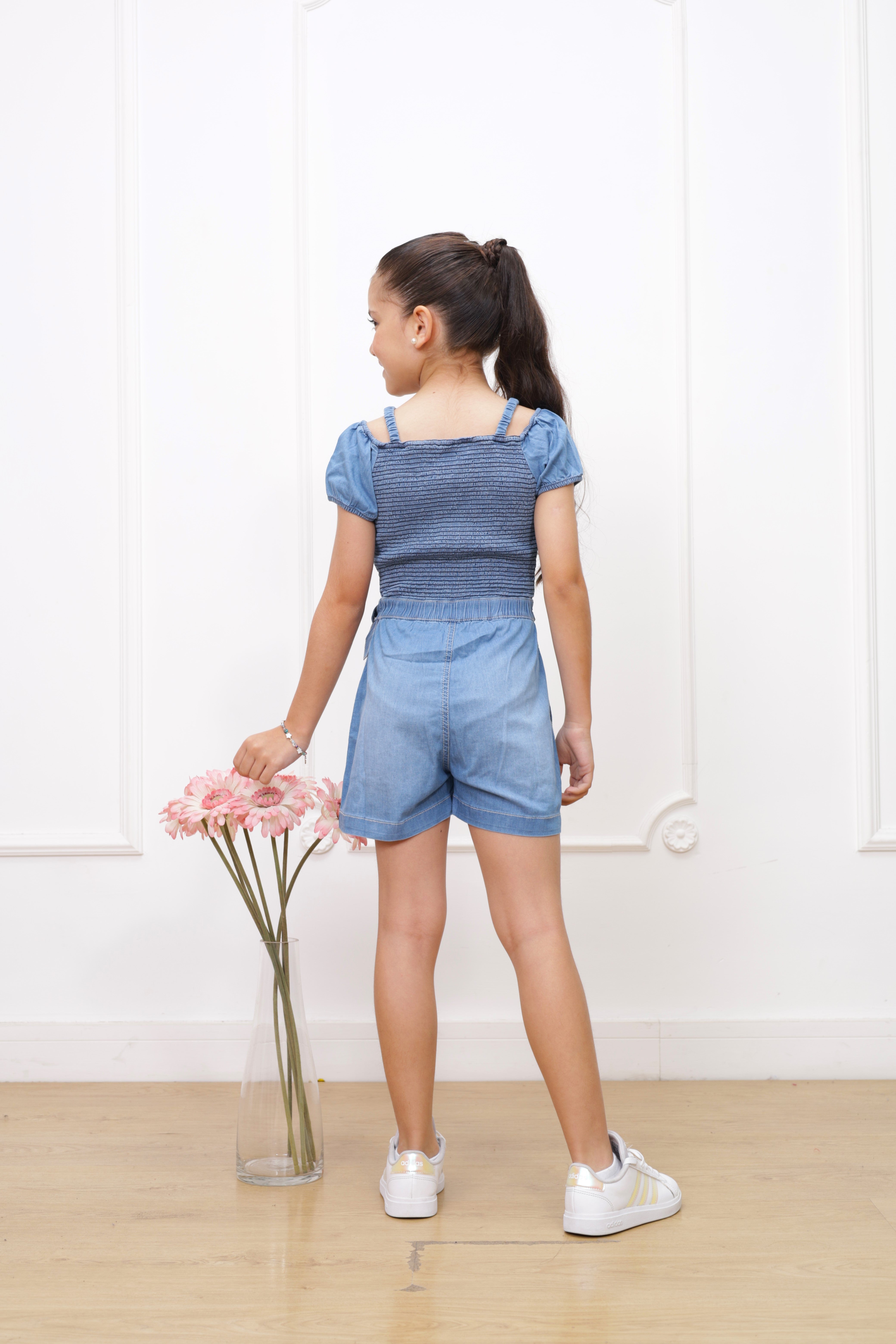 Enterizo Short denim Beatrice