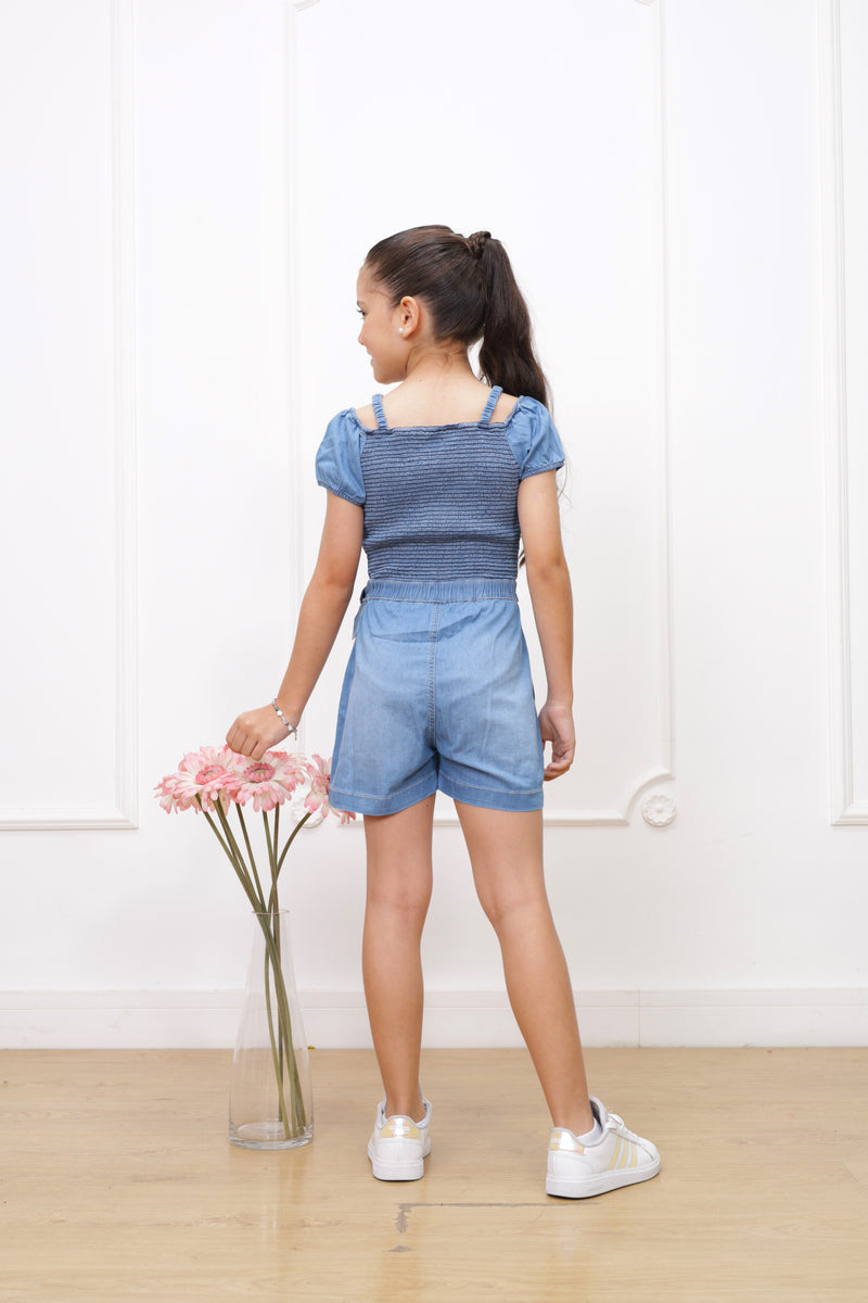 Enterizo Short denim Beatrice