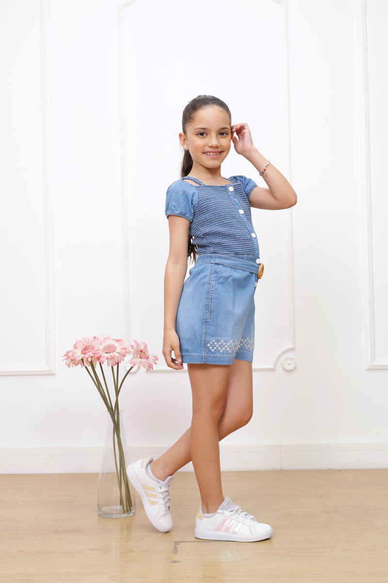 Enterizo Short denim Beatrice