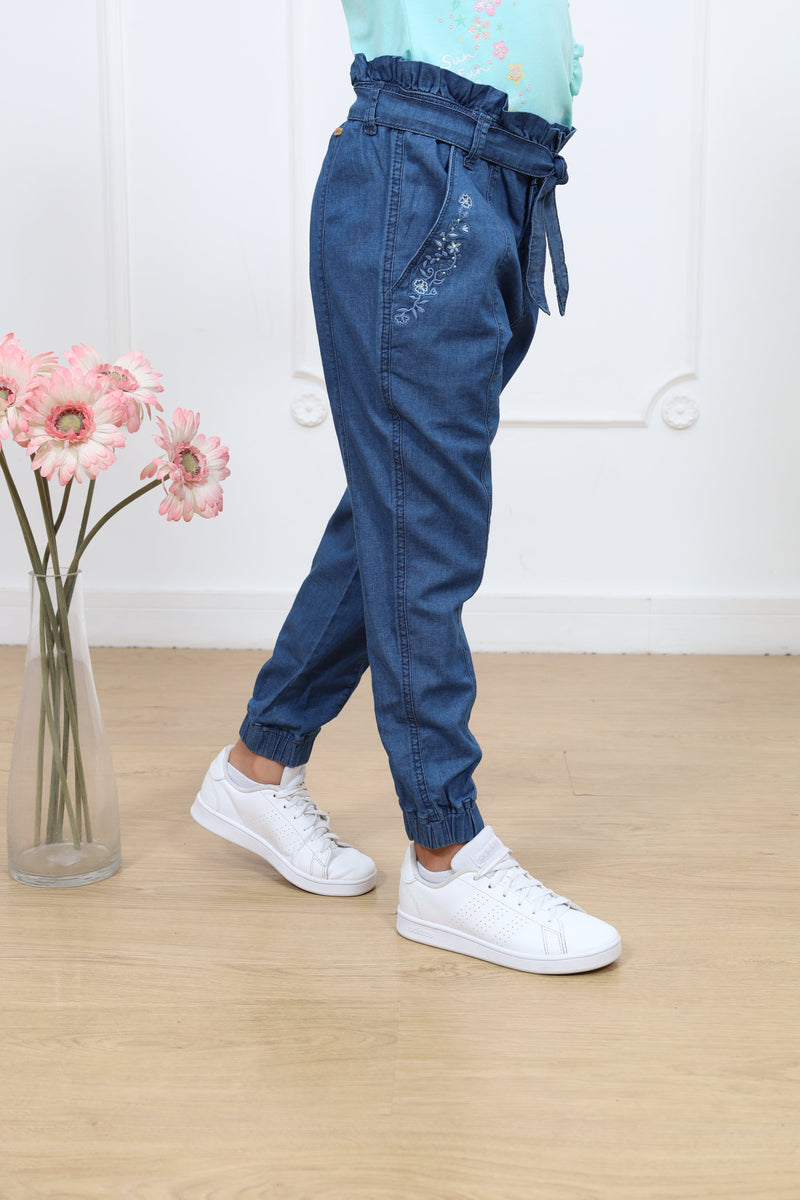 Pantalon denim jogger Melina