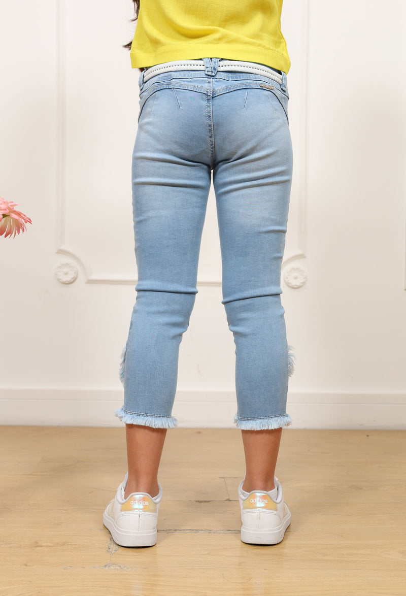 Pantalon denim skiny Alicia