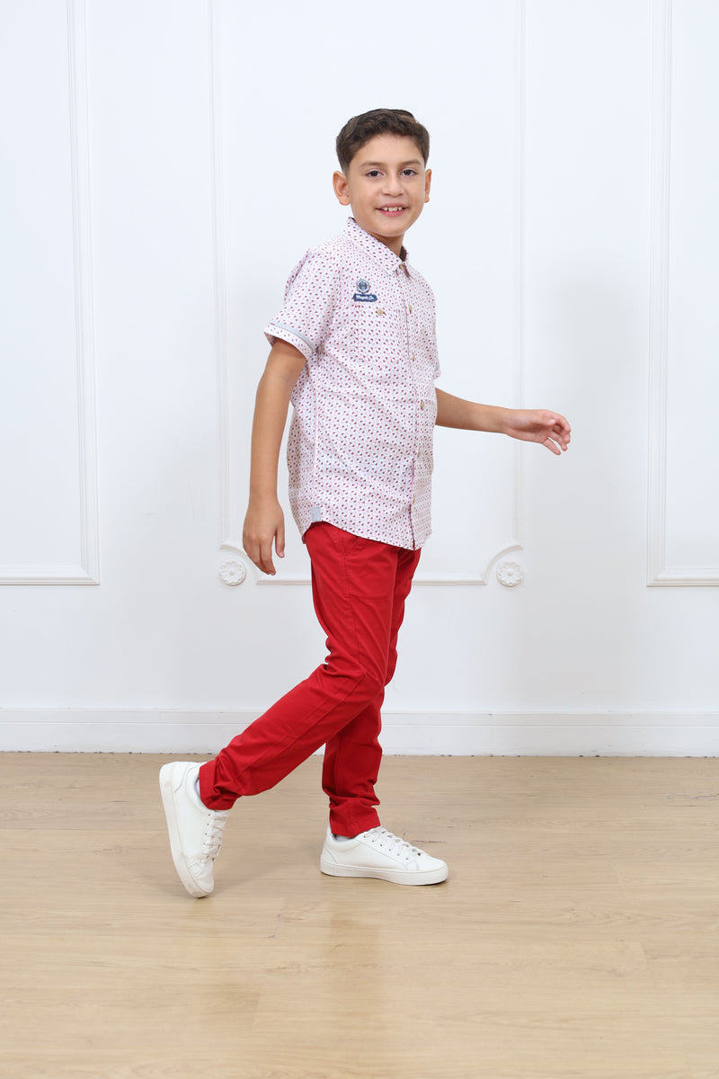 Pantalon drill Manuel Slim rigido