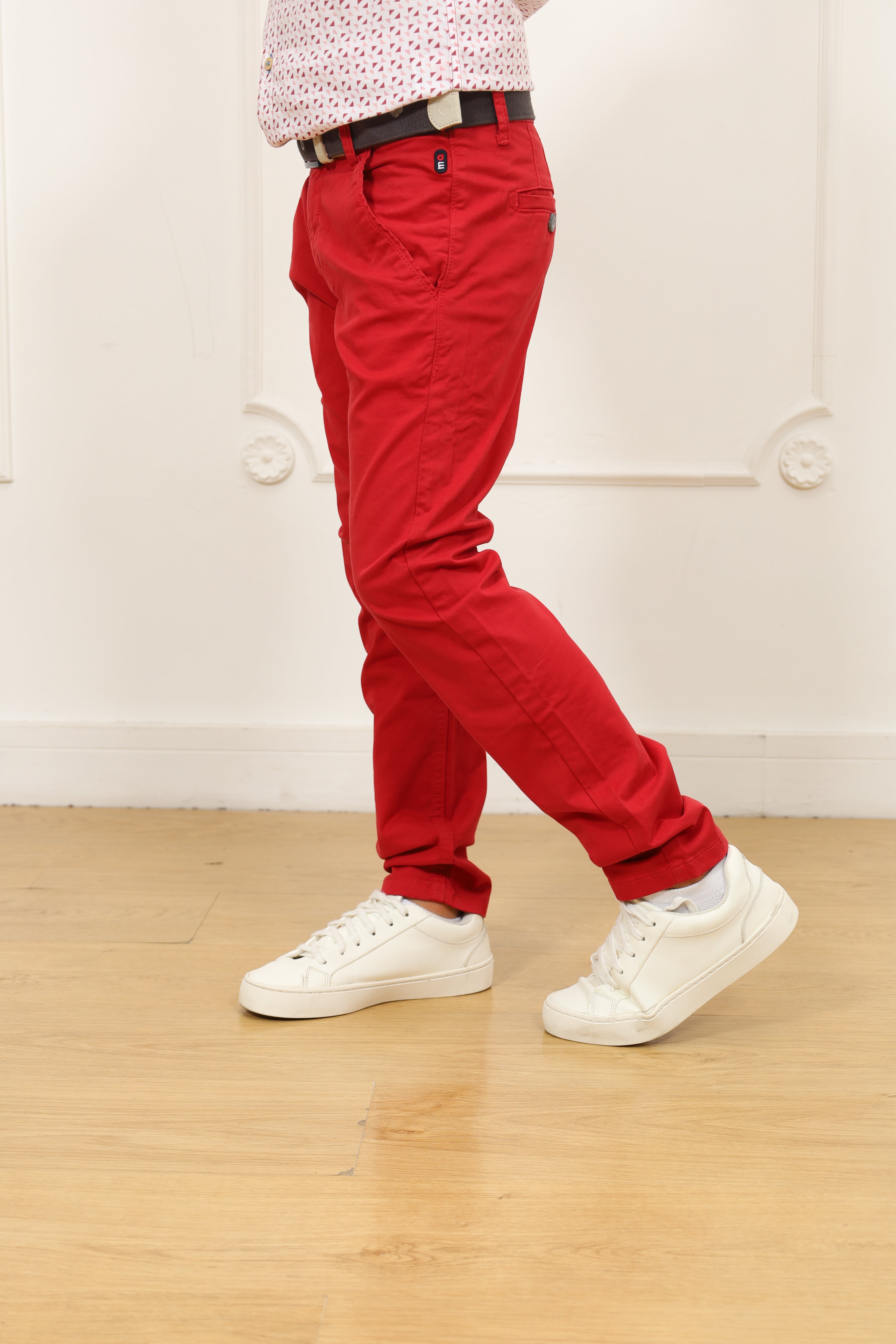 Pantalon drill Manuel Slim rigido