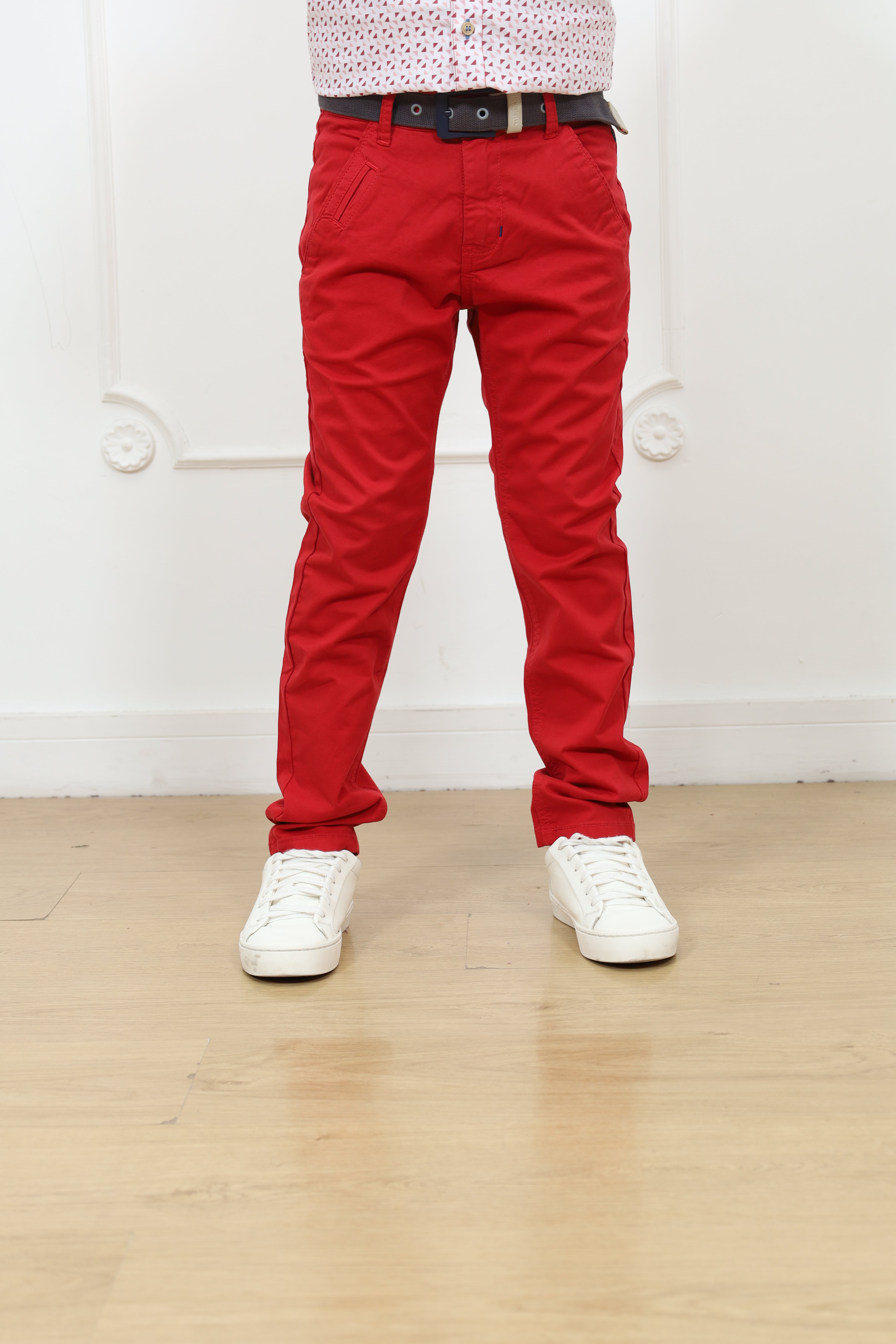 Pantalon drill Manuel Slim rigido