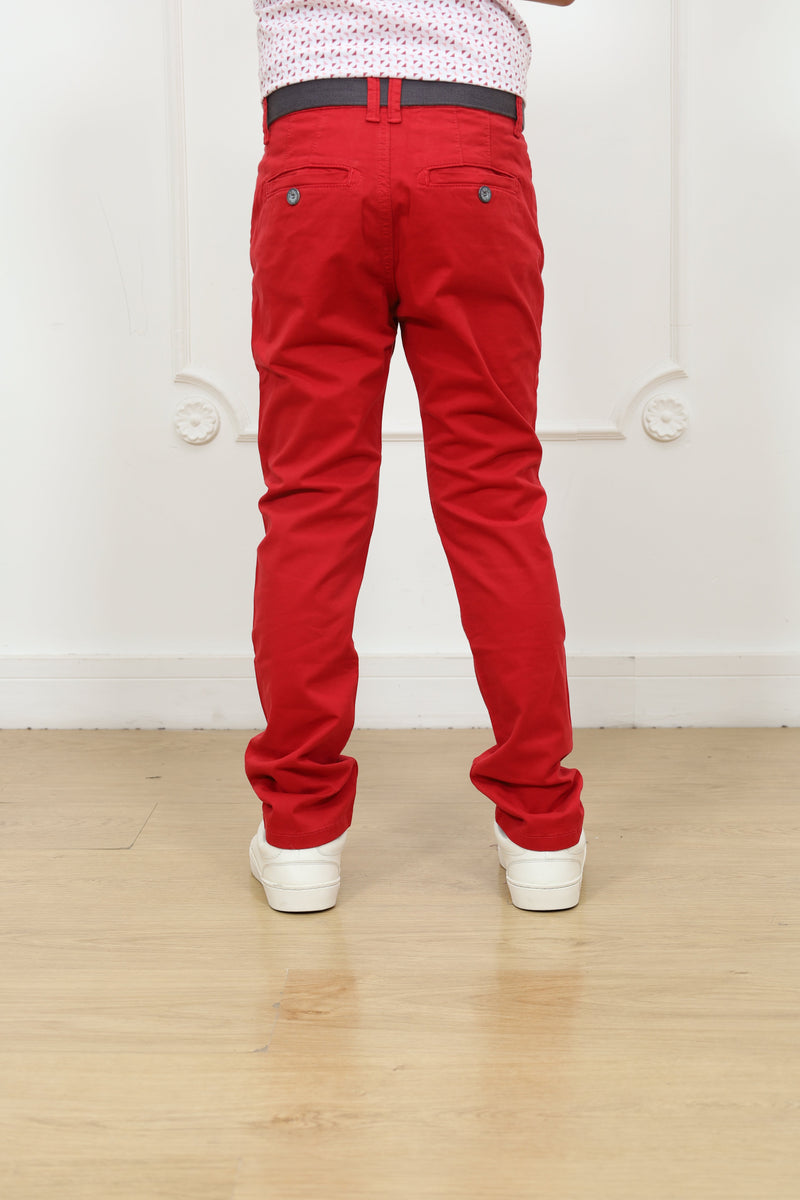 Pantalon drill Manuel Slim rigido