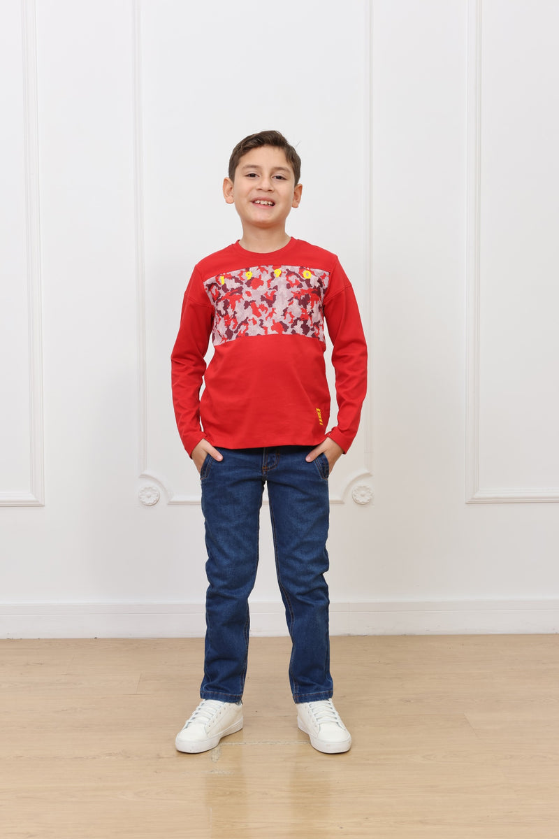 Polo Cedmi manga larga