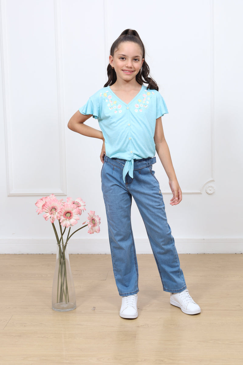 Polo Karina manga corta