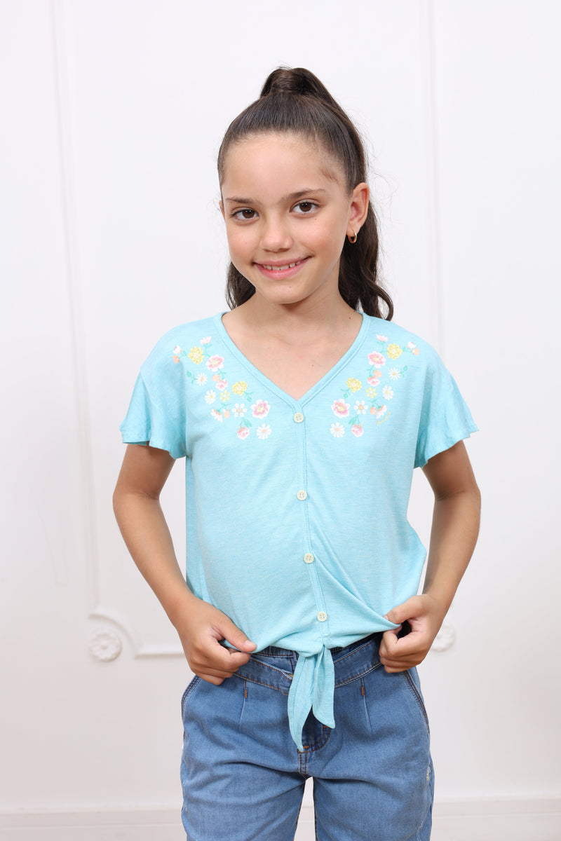 Polo Karina manga corta