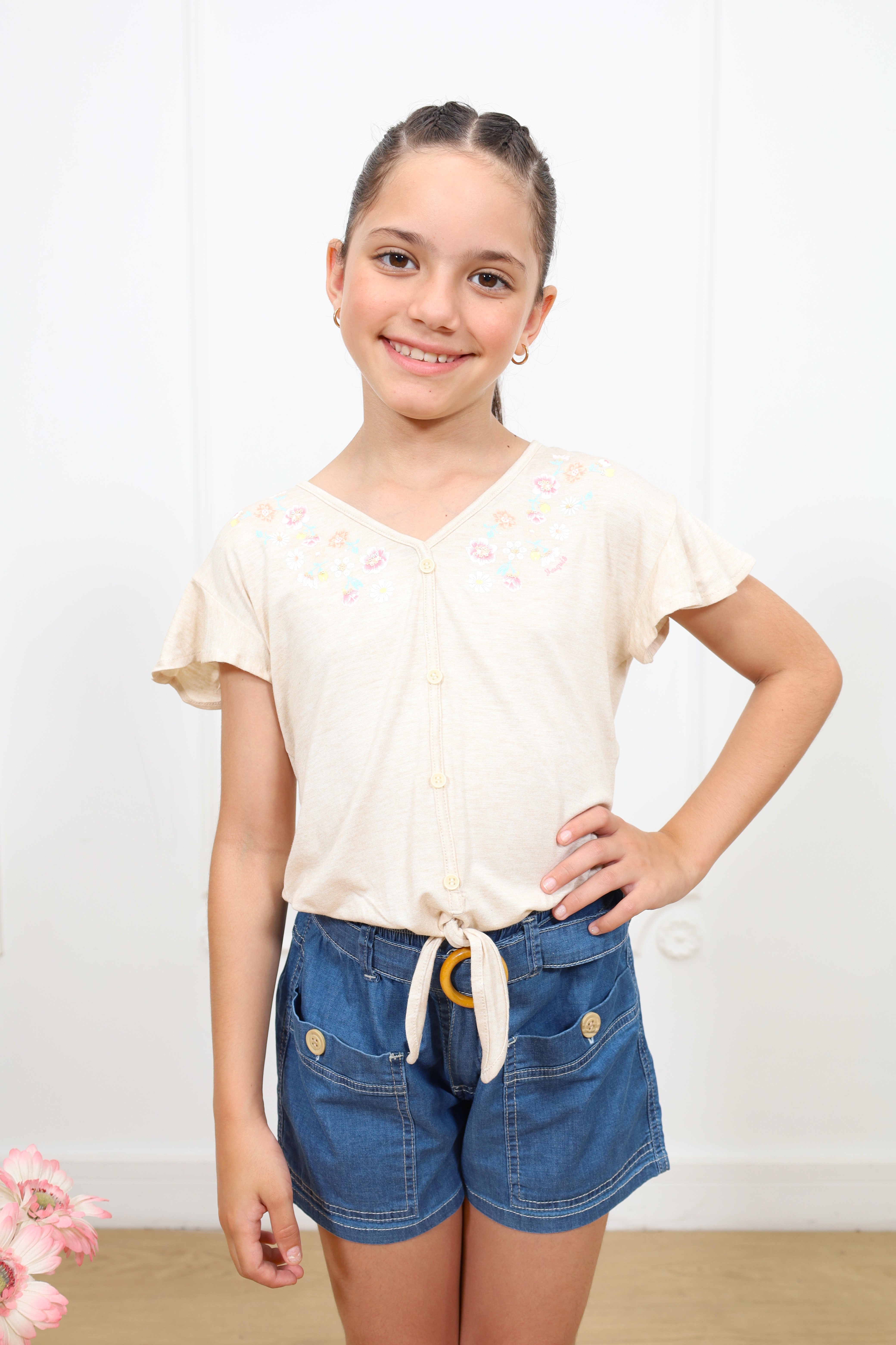 Polo Karina manga corta