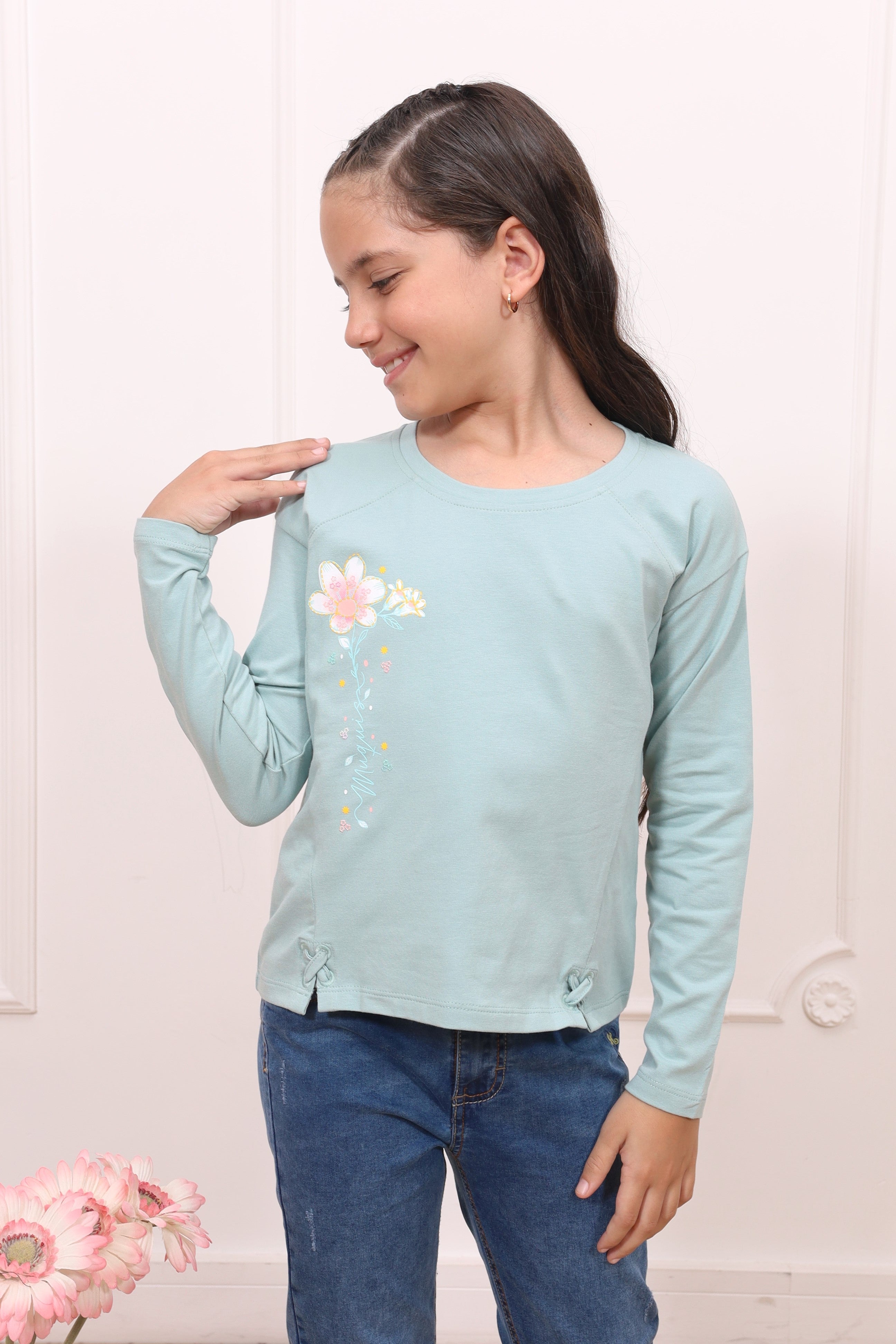 Polo Kristy manga larga