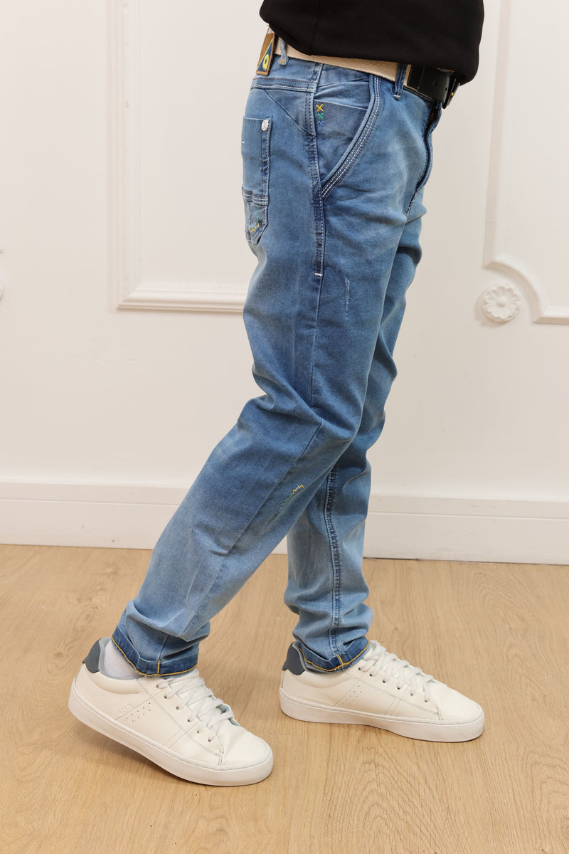 Pantalon denim Maximiliano Slim