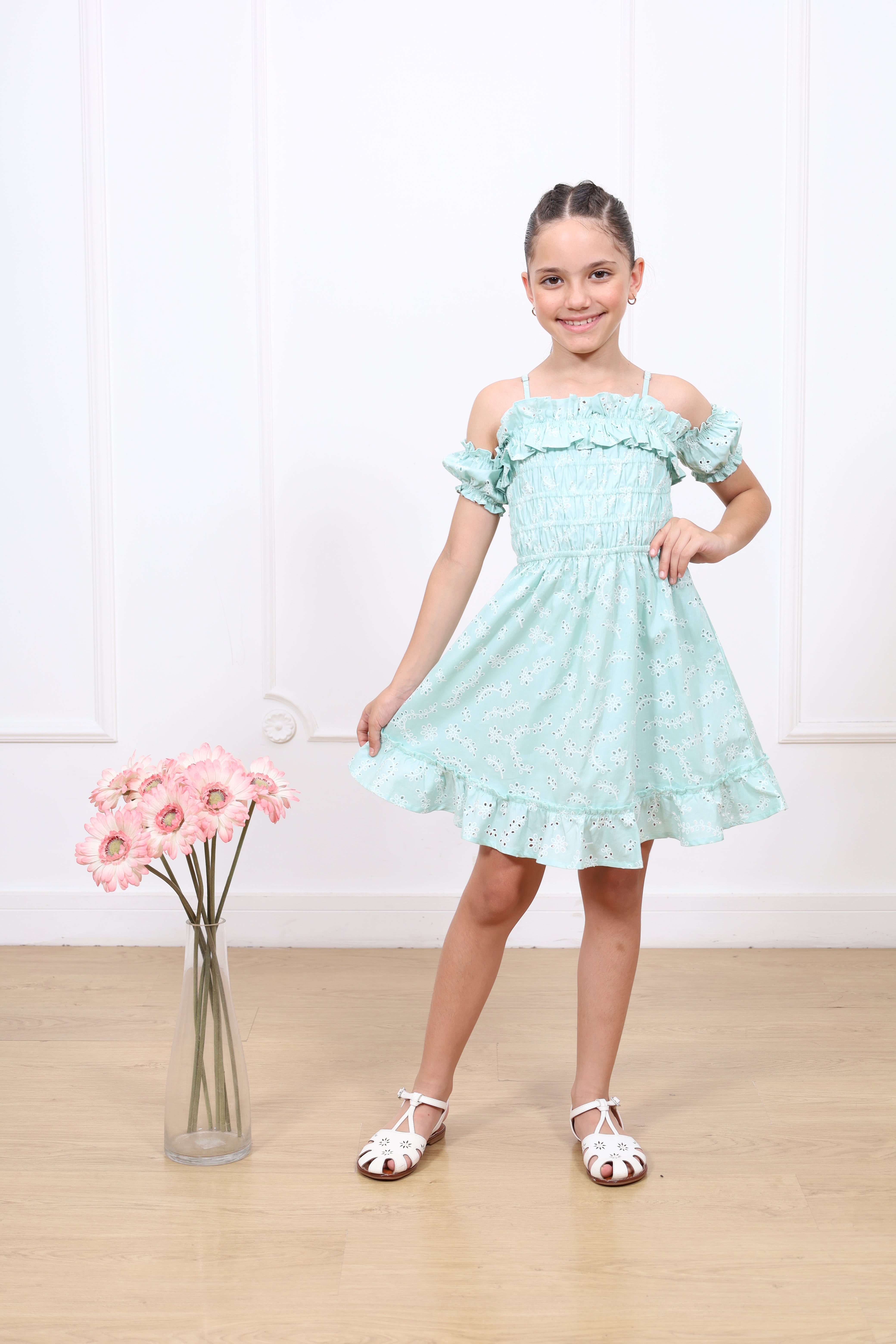 Vestido Manga Corta Grecia