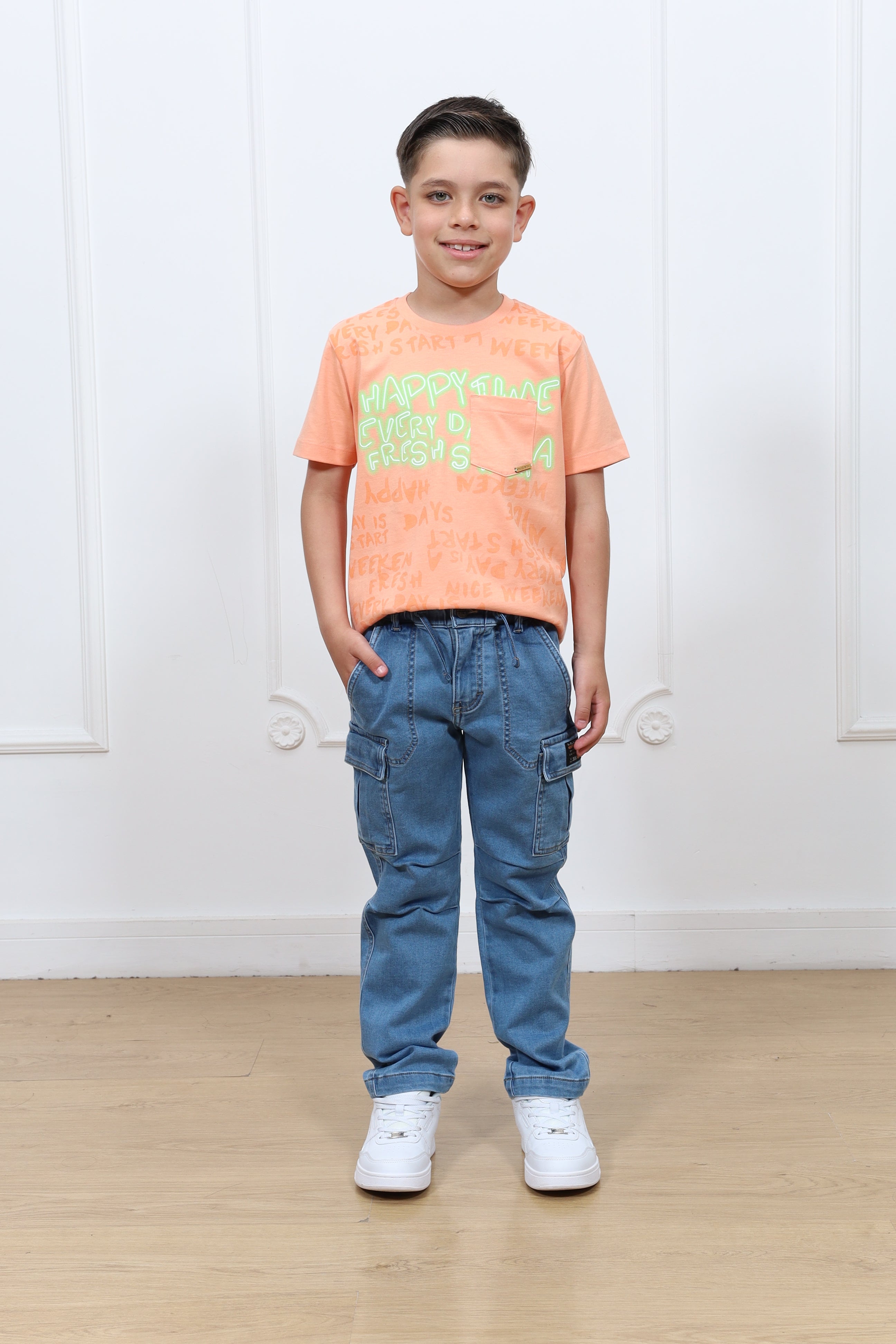 Pantalon jogger denim cargo Wilson