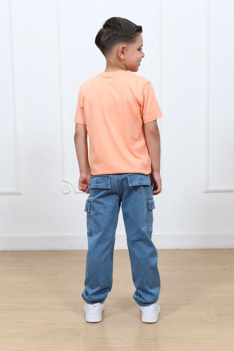 Pantalon jogger denim cargo Wilson