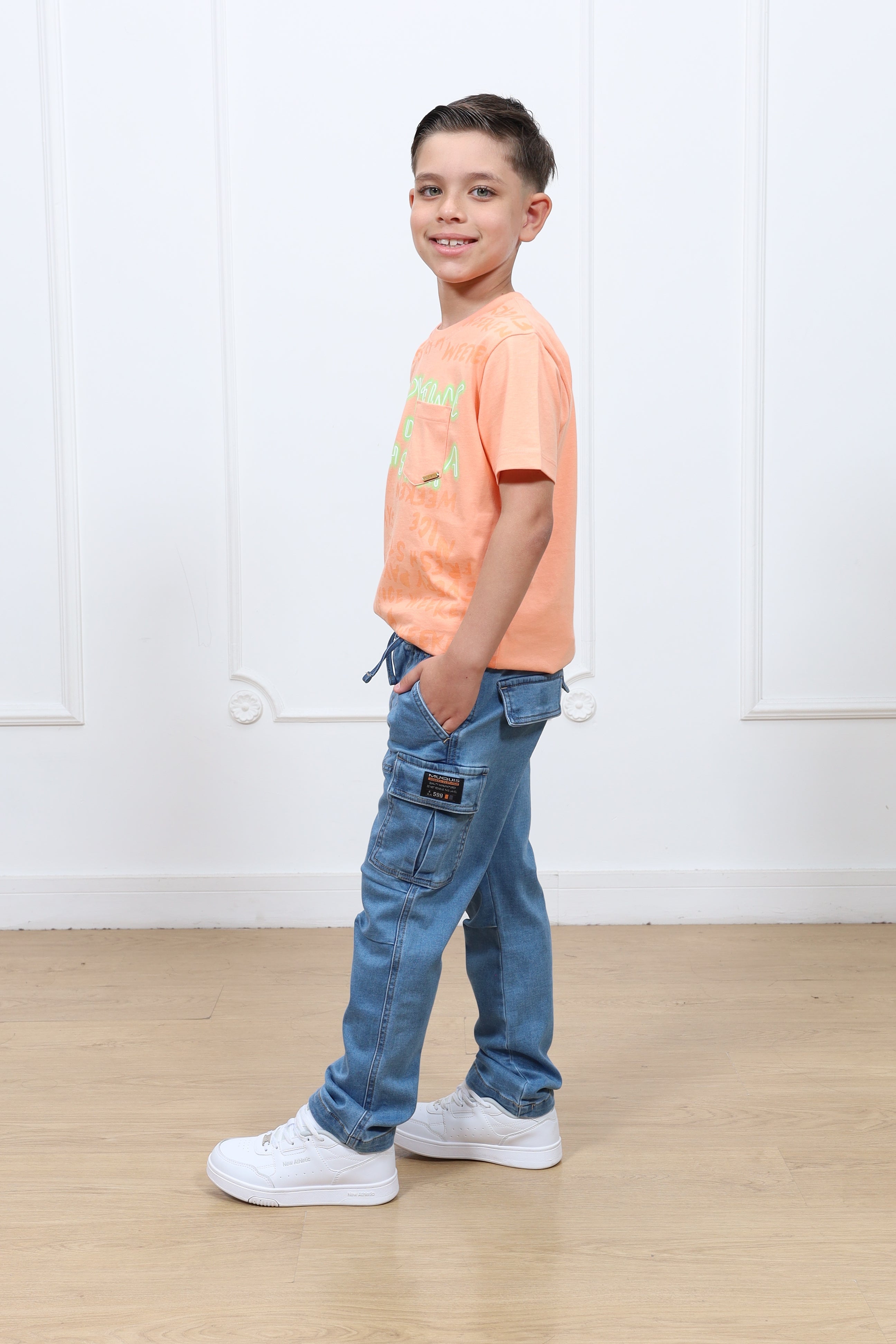 Pantalon jogger denim cargo Wilson