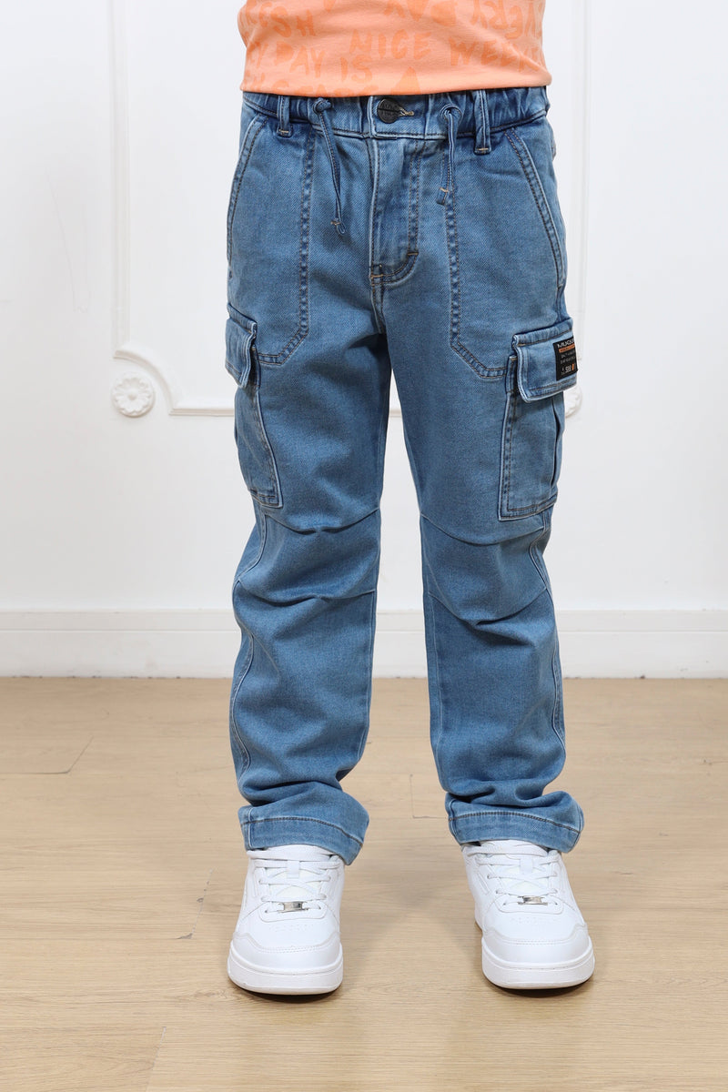 Pantalon jogger denim cargo Wilson