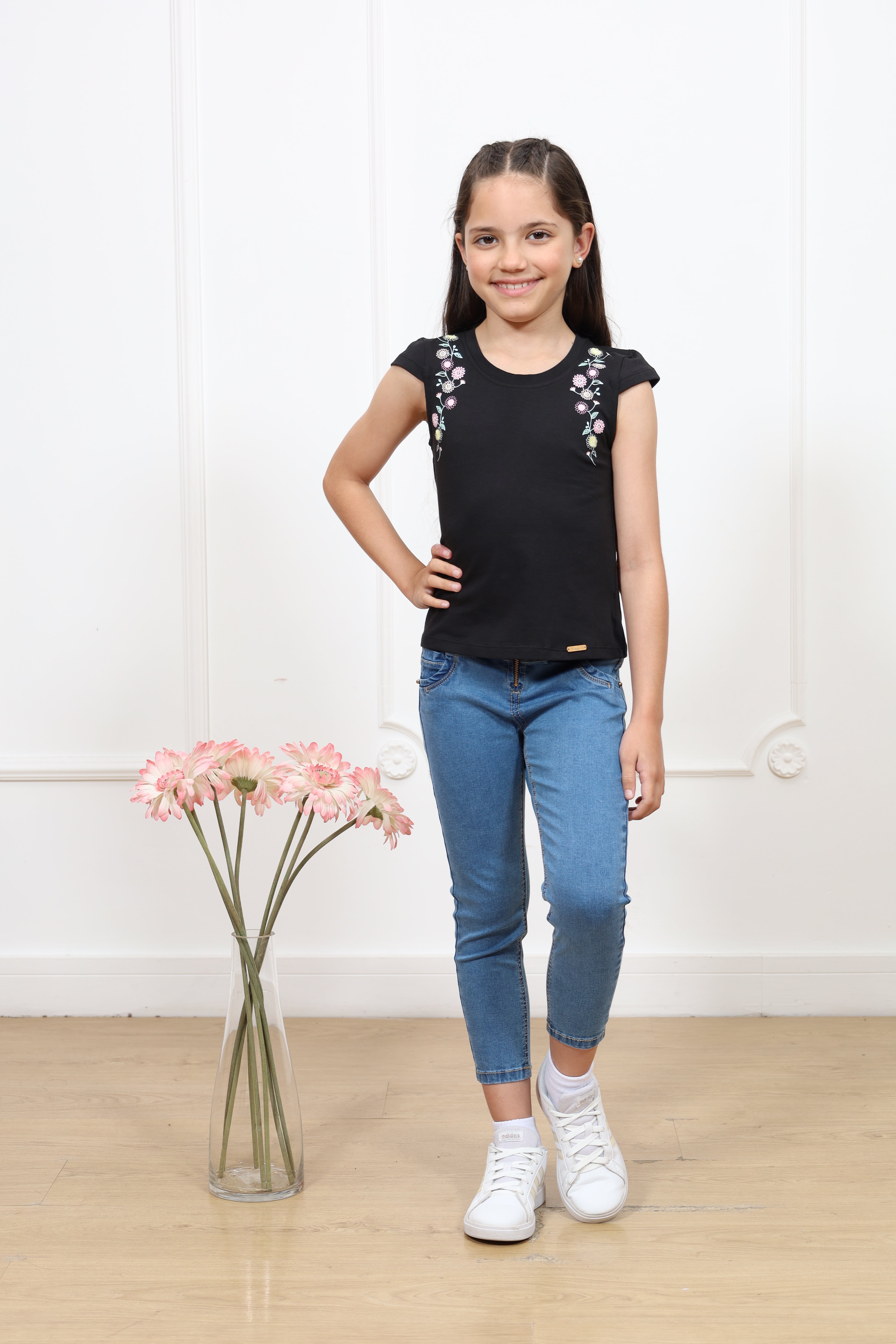 Polo Wendy manga corta