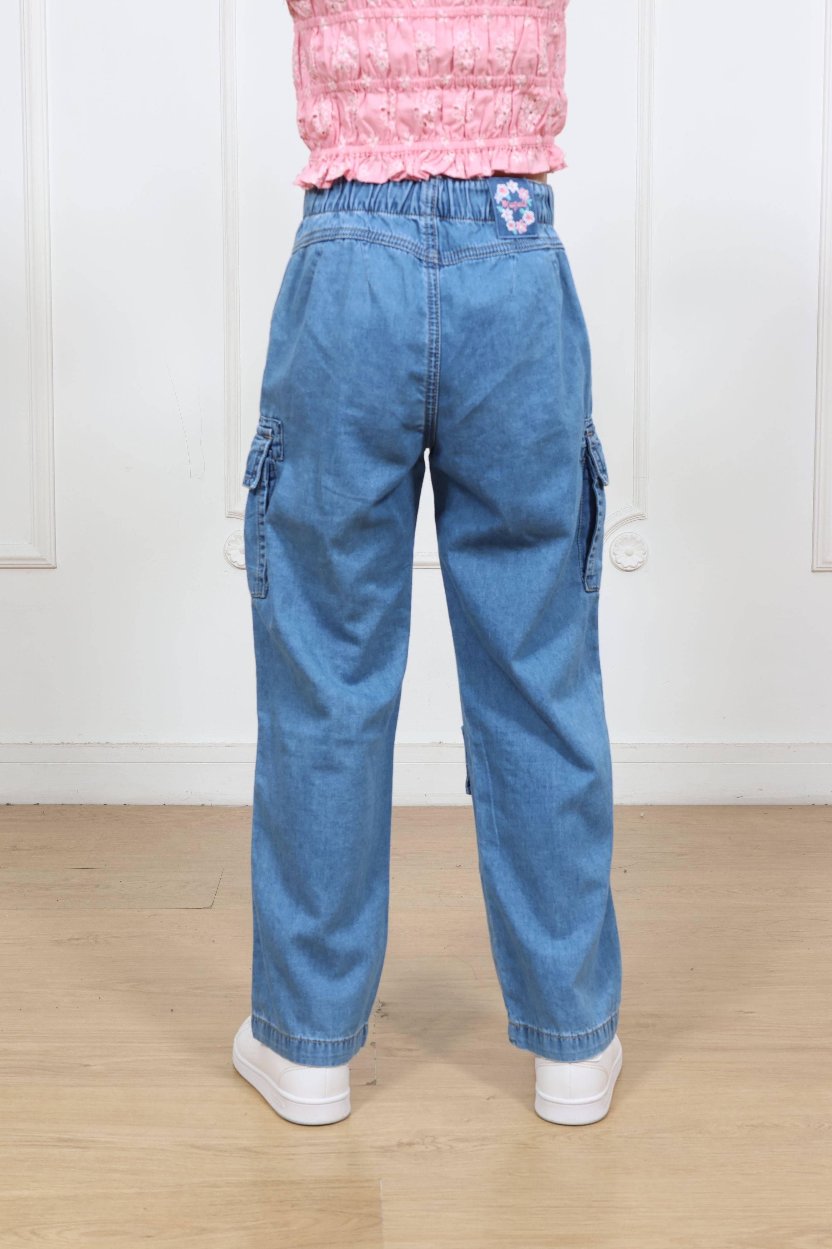 Pantalon denim recto Elsa