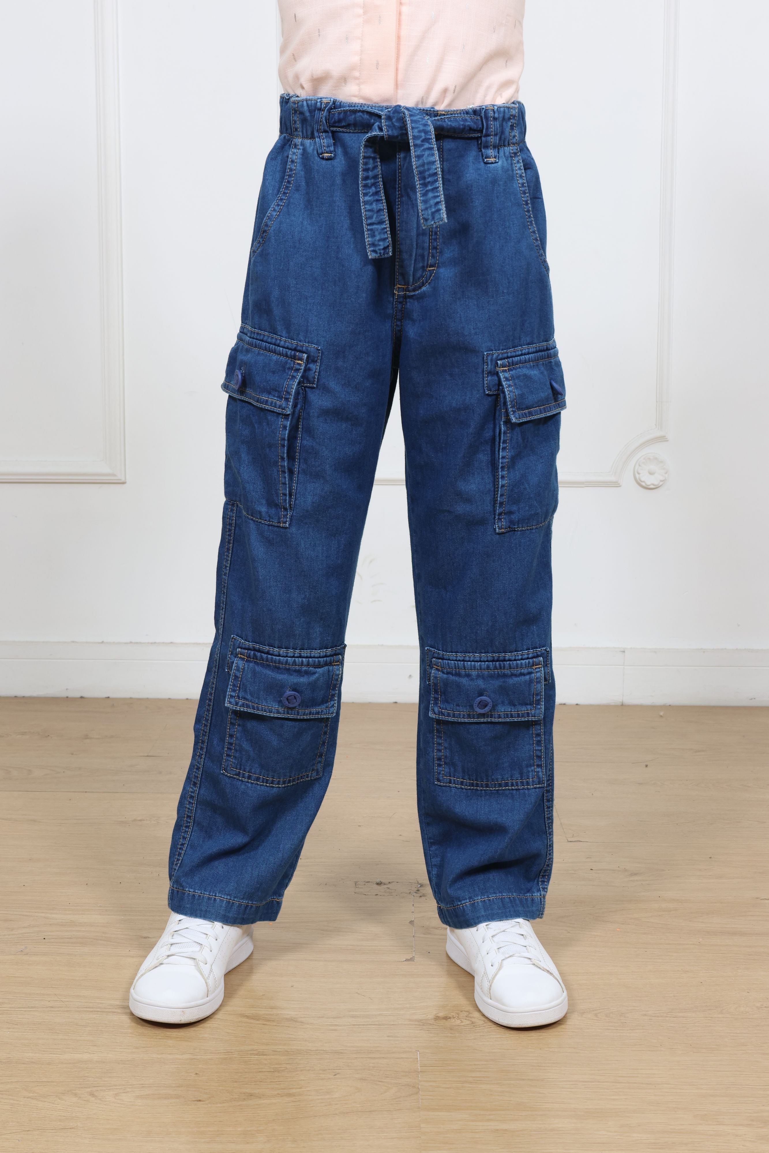 Pantalon denim recto Elsa