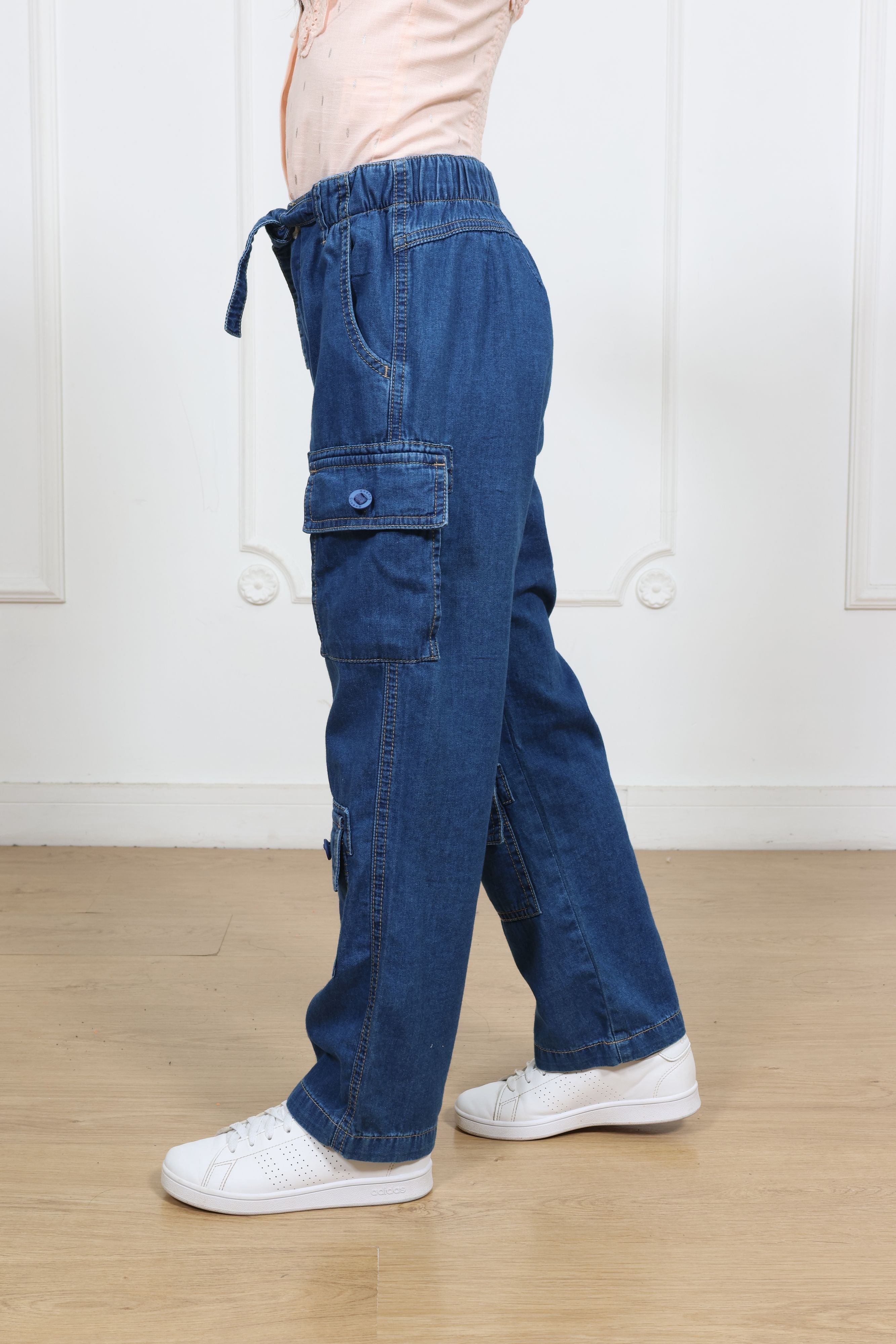 Pantalon denim recto Elsa