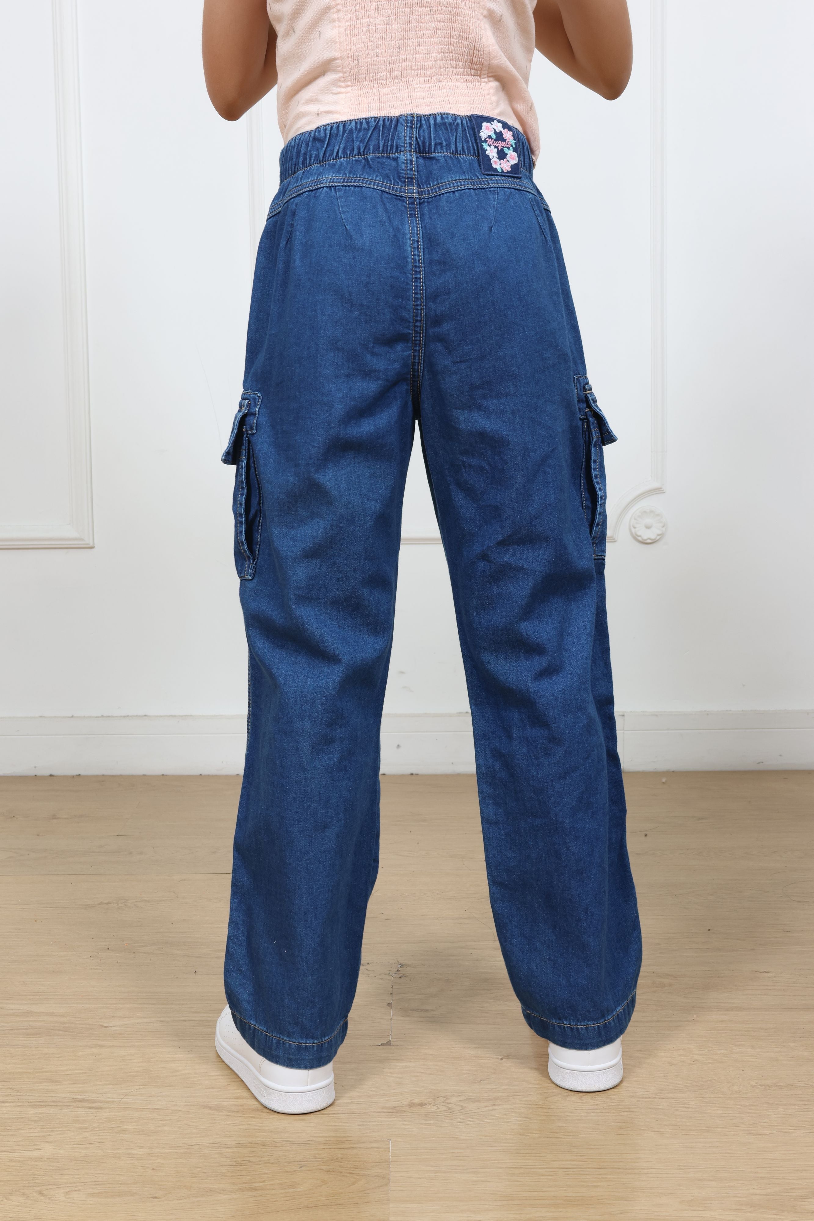 Pantalon denim recto Elsa