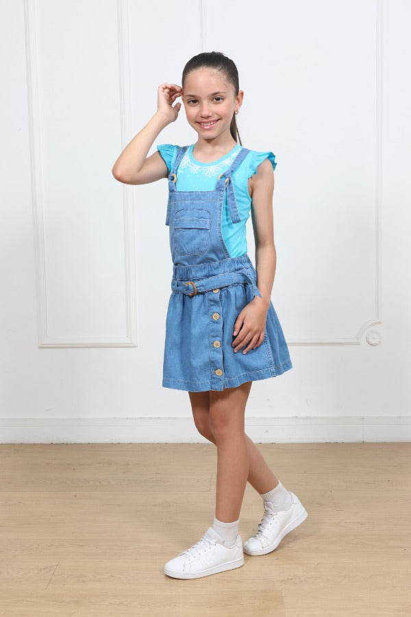 Jumper falda short denim Valia