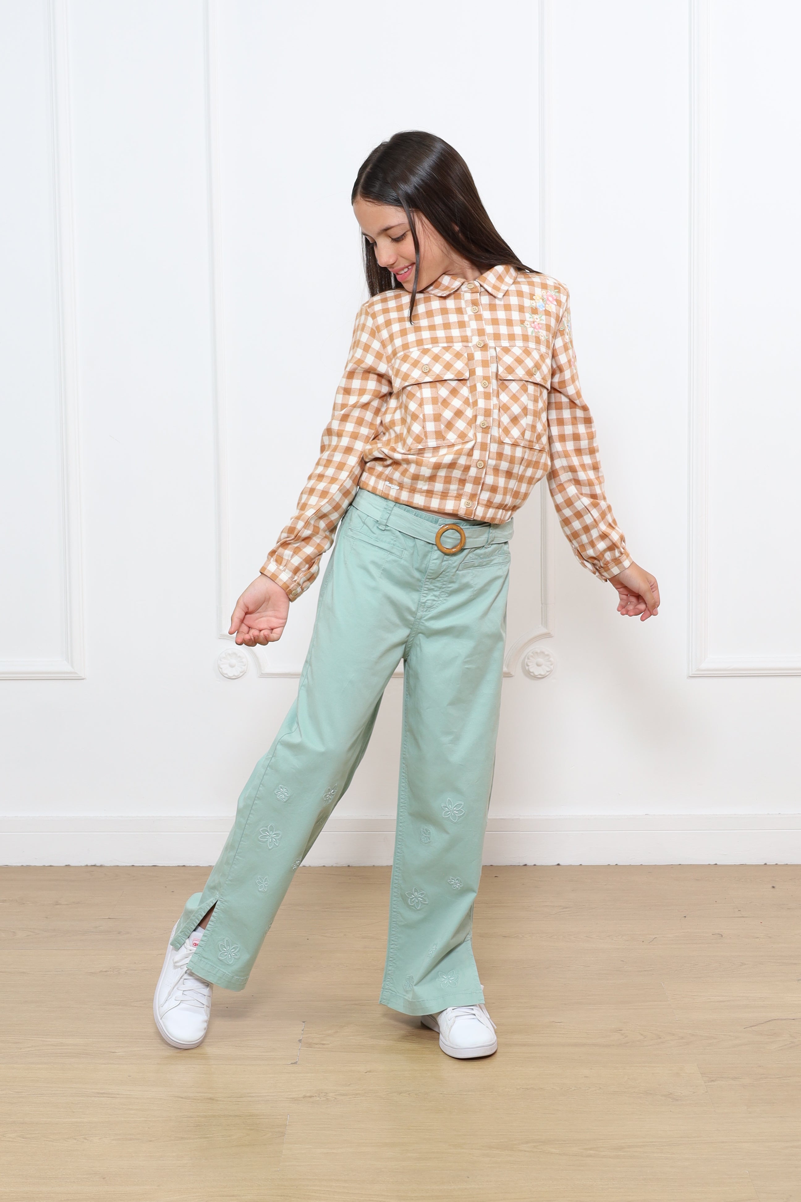 Blusa Manga Larga  Mirella Villela Estampada