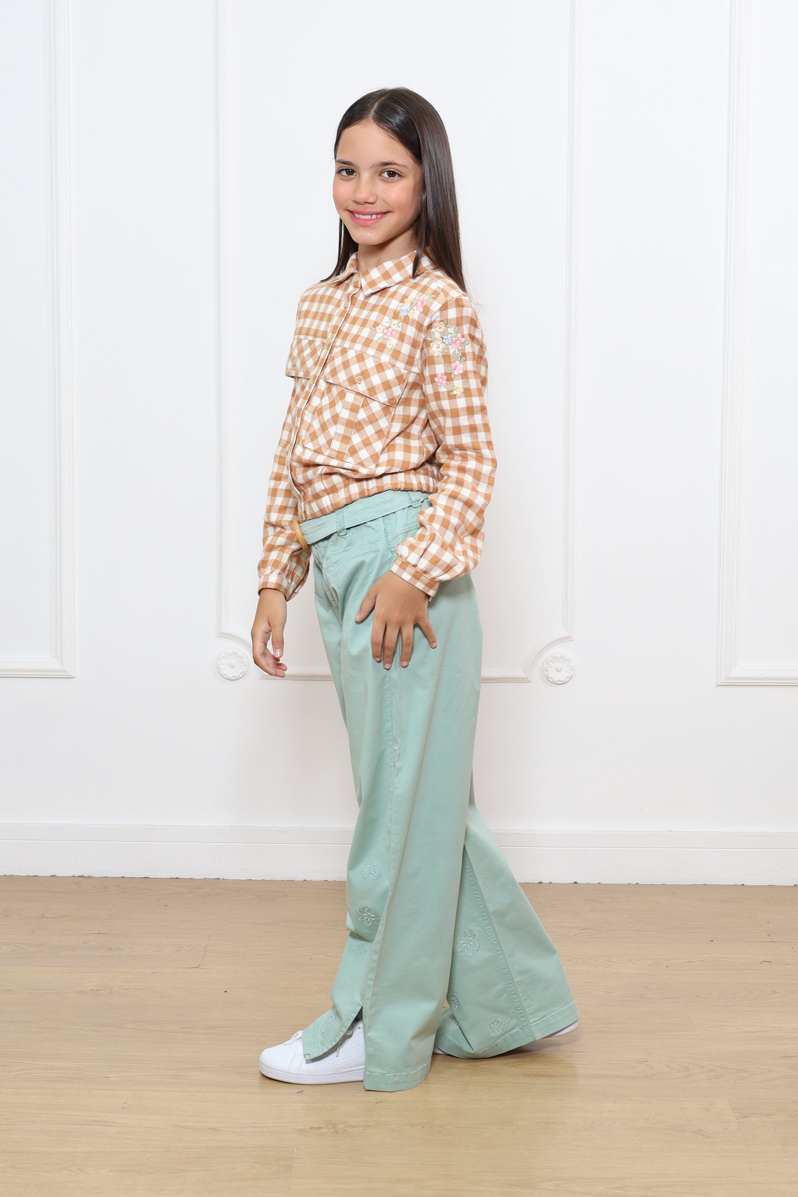 Blusa Manga Larga  Mirella Villela Estampada