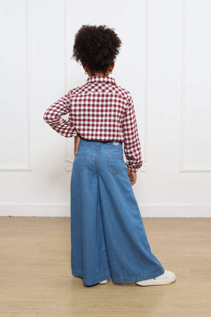 Blusa Manga Larga  Mirella Villela Estampada