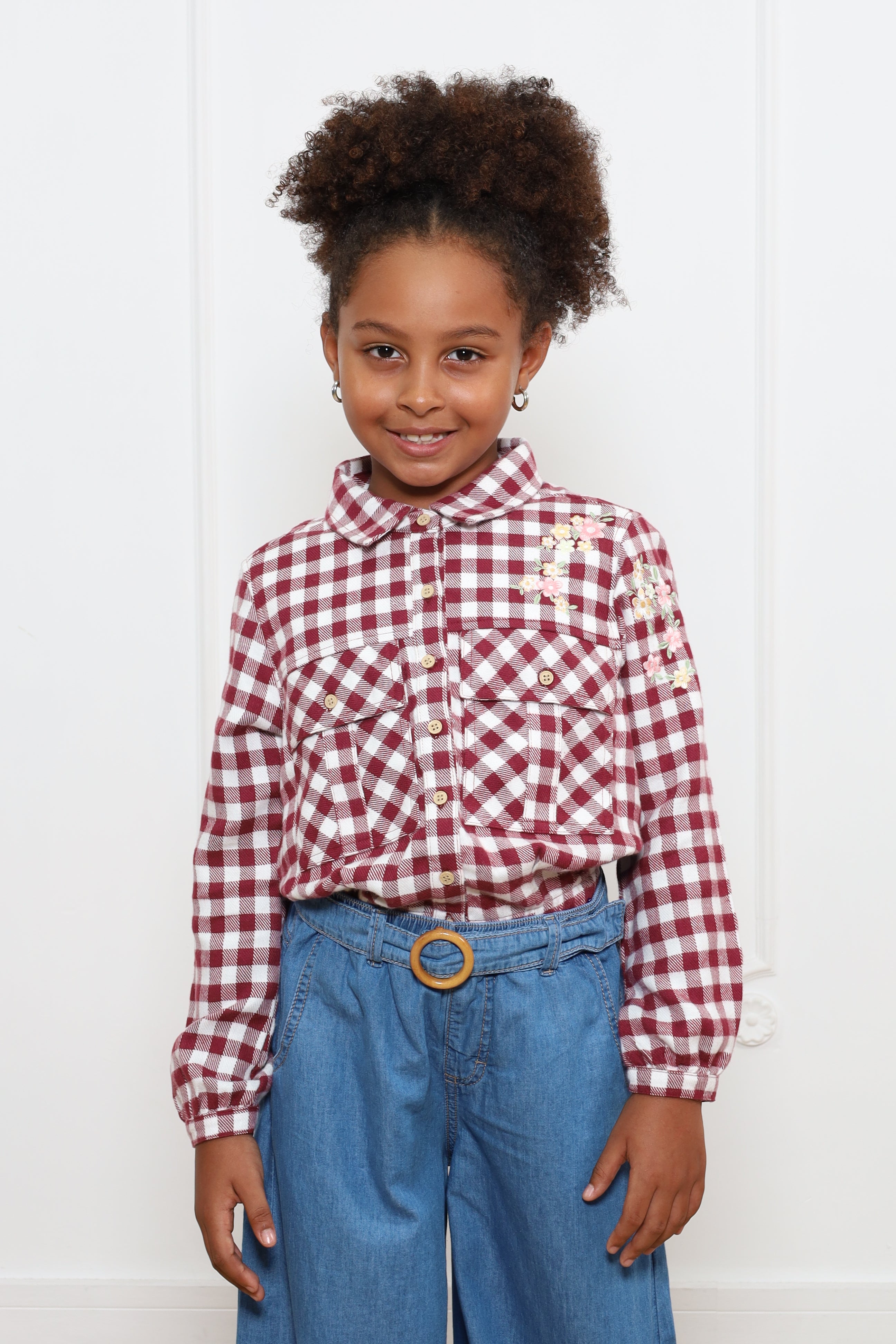 Blusa Manga Larga  Mirella Villela Estampada