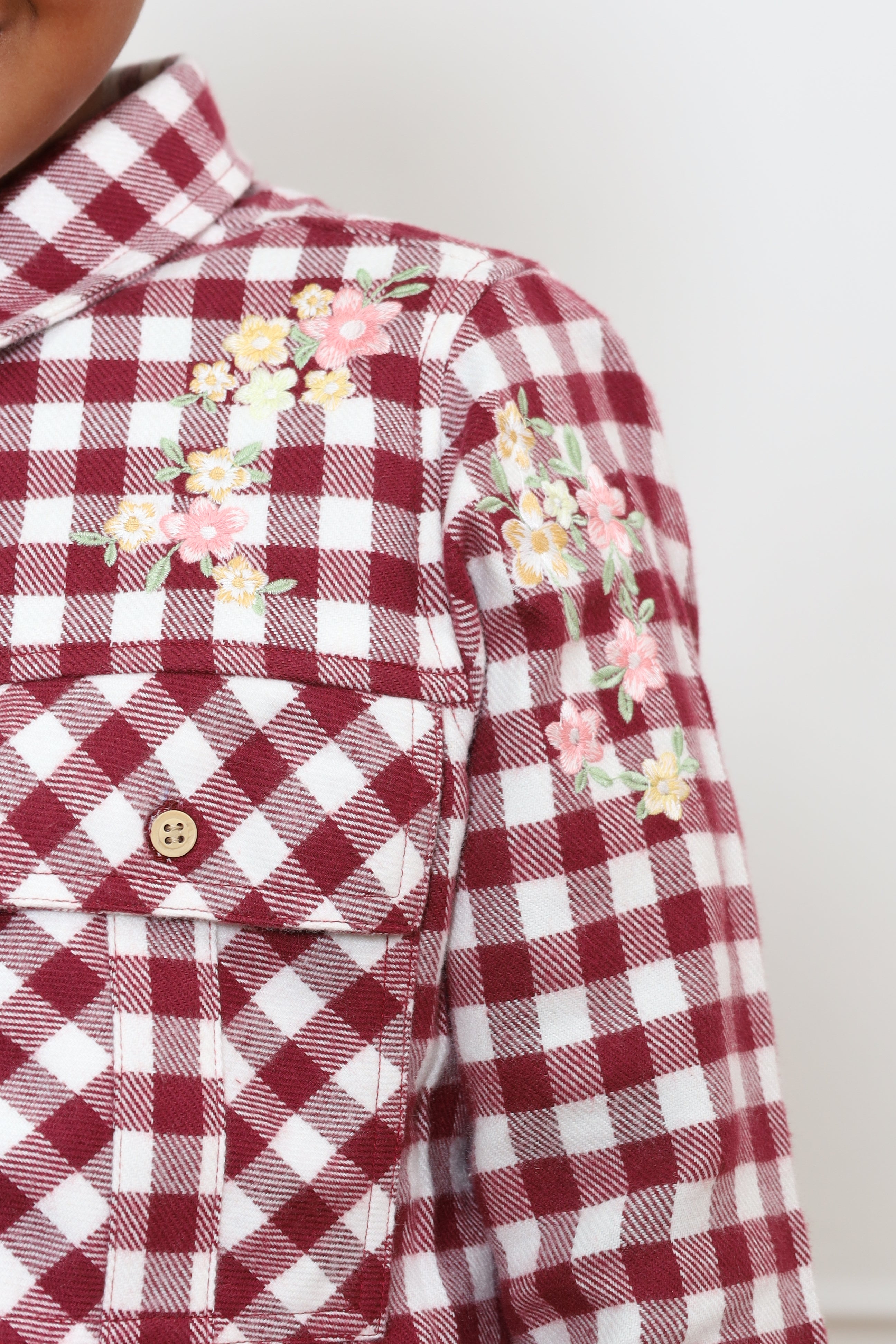 Blusa Manga Larga  Mirella Villela Estampada