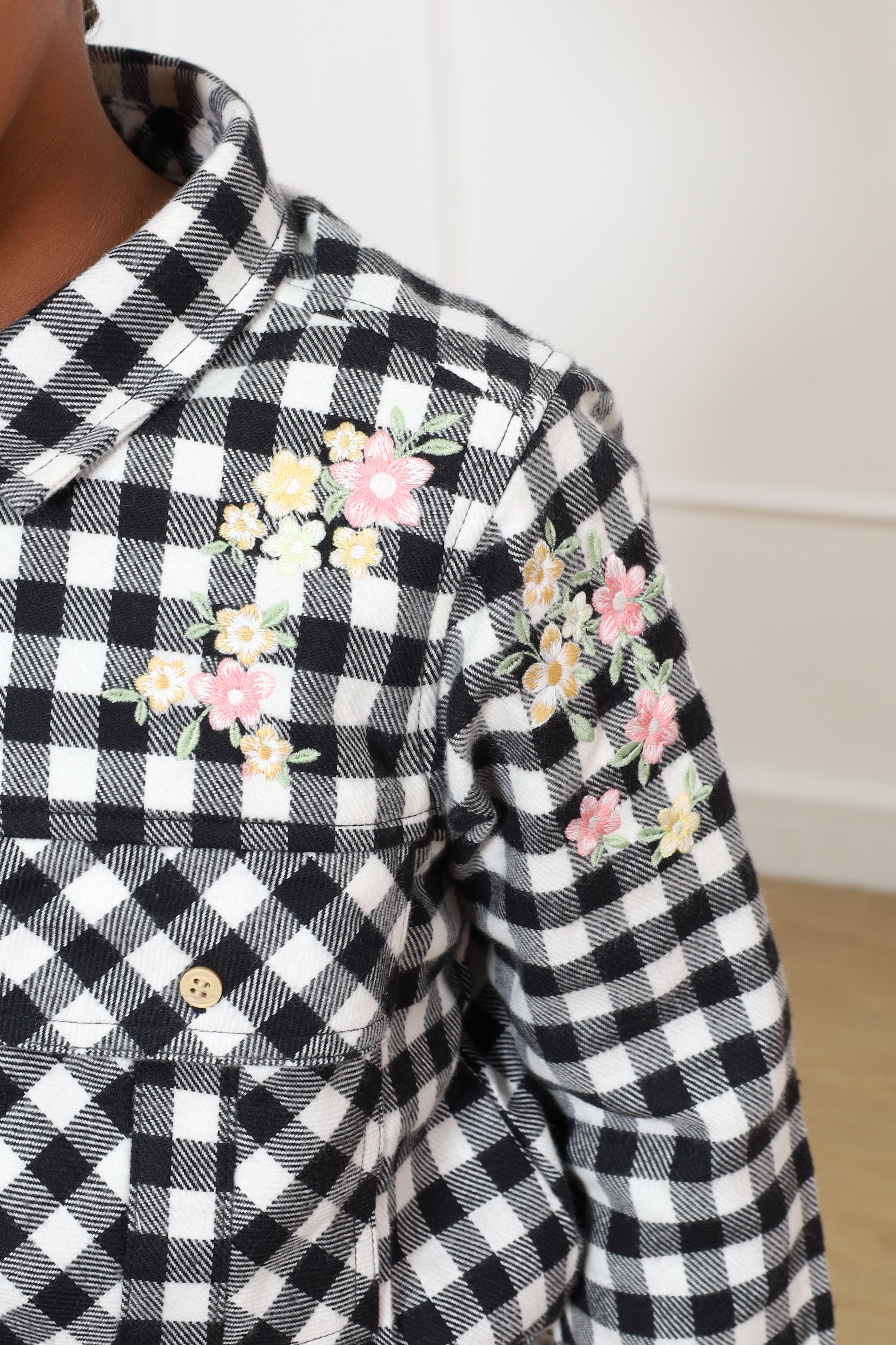 Blusa Manga Larga  Mirella Villela Estampada