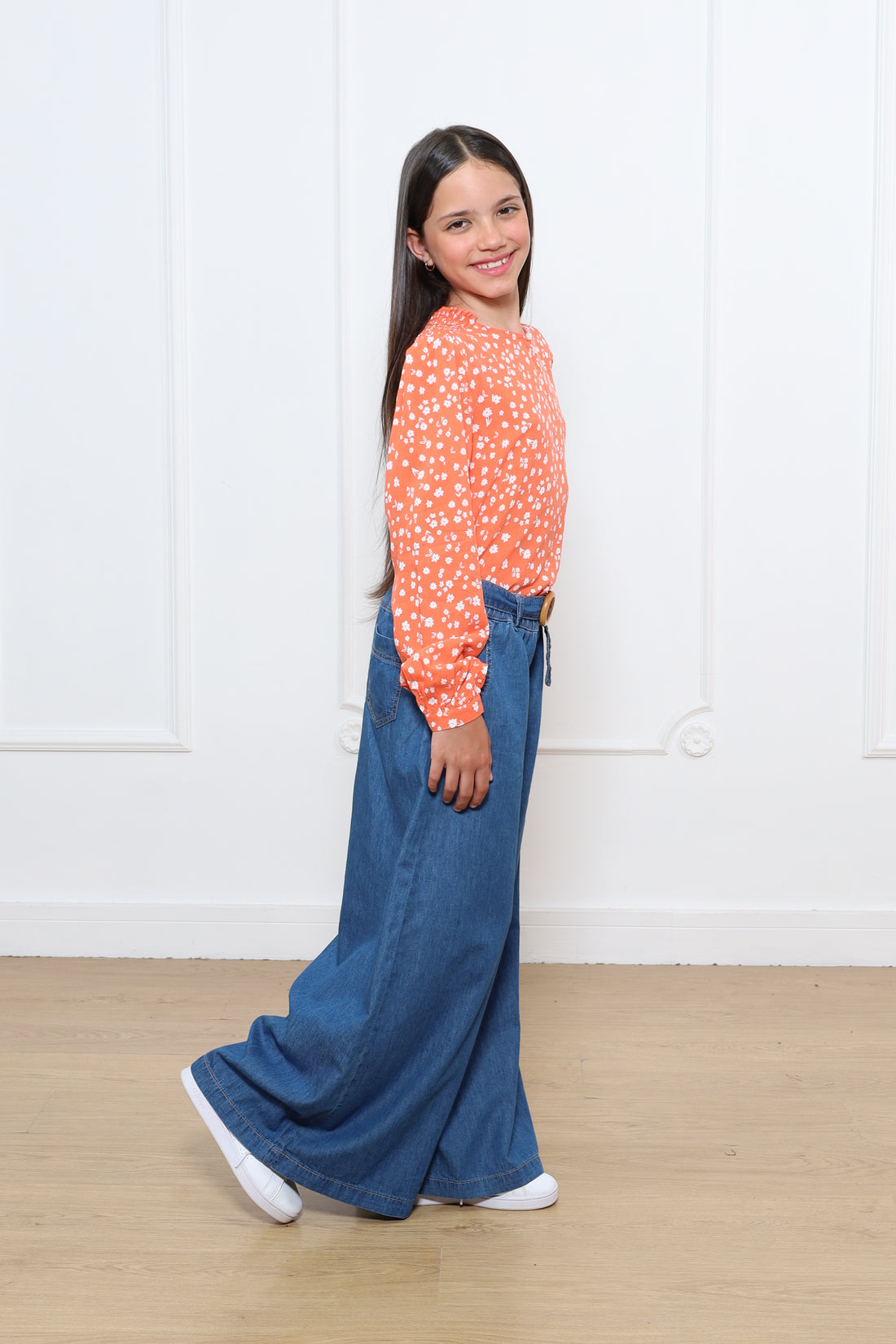 Pantalon Marina Super Palazo Denim