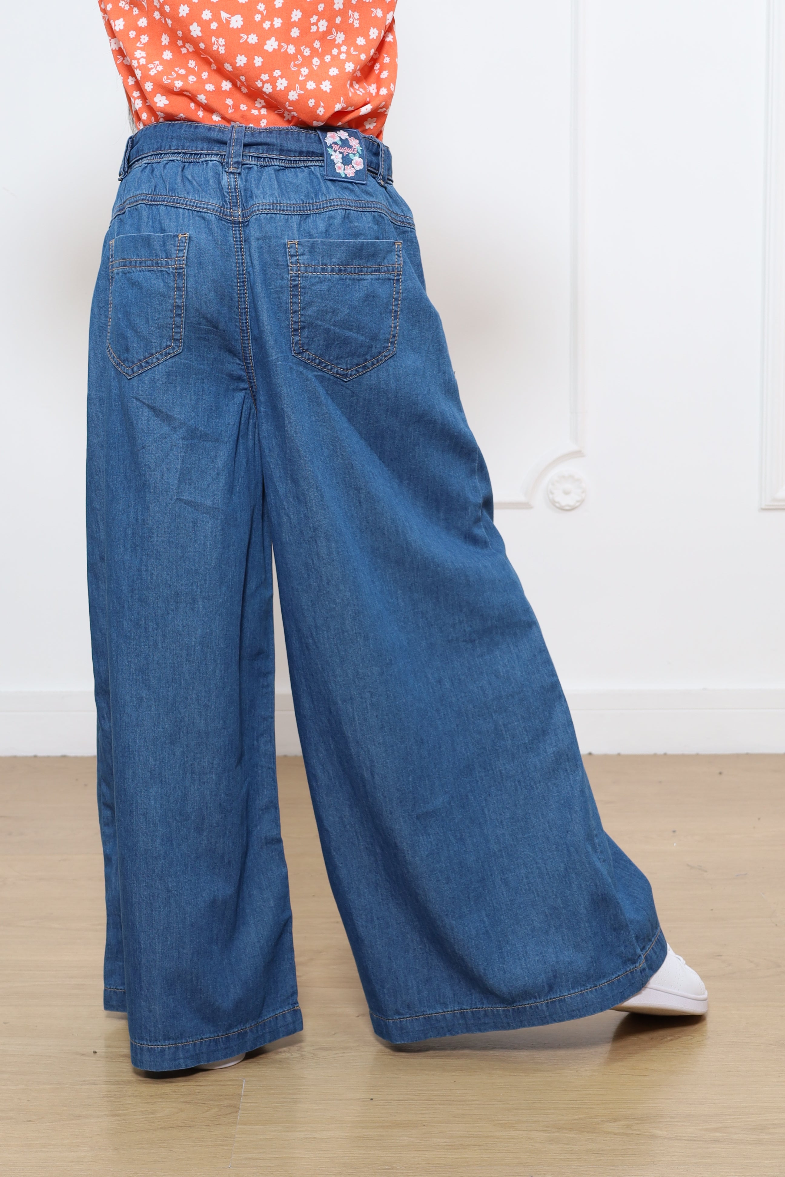 Pantalon Marina Super Palazo Denim