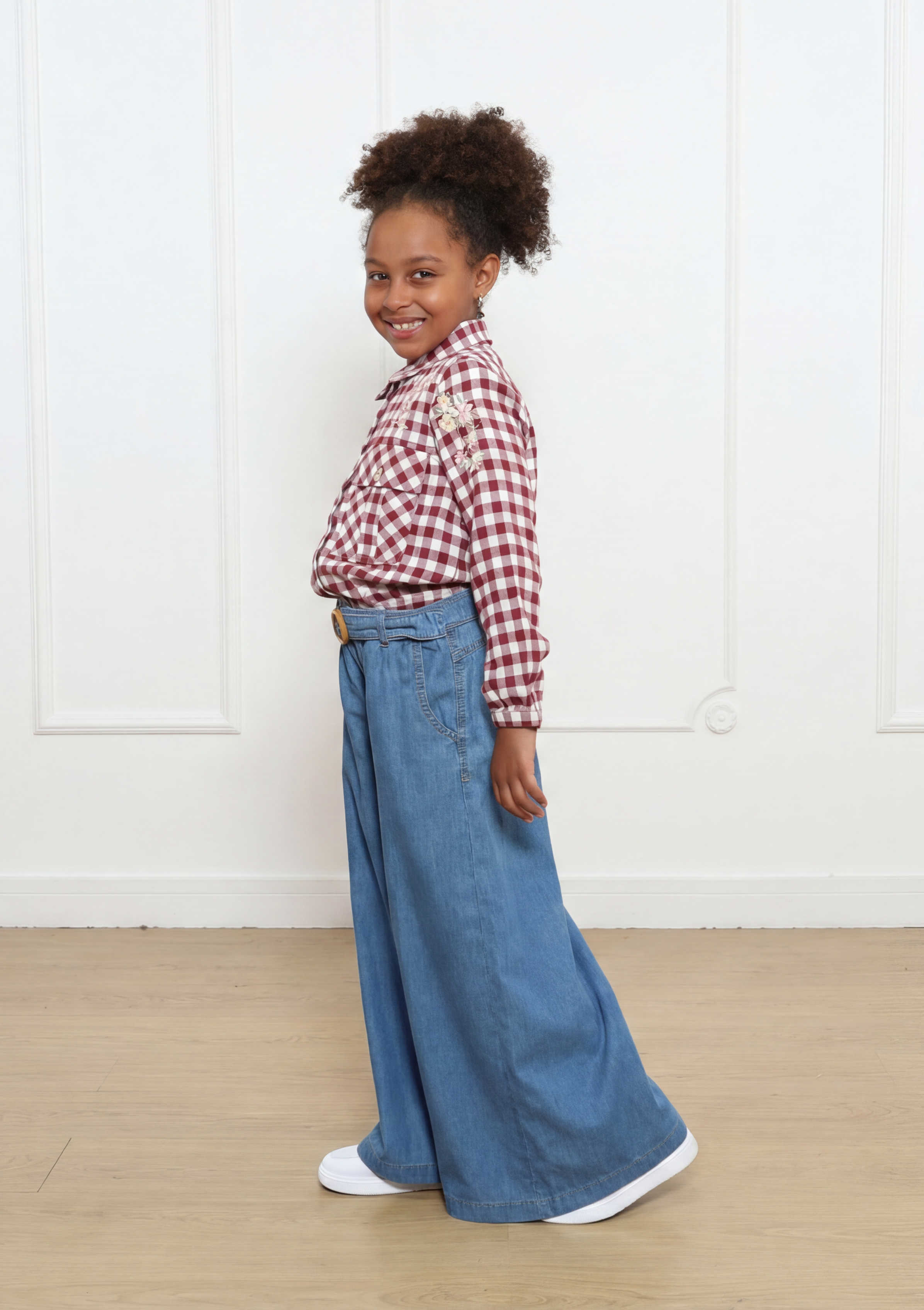 Pantalon Marina Super Palazo Denim