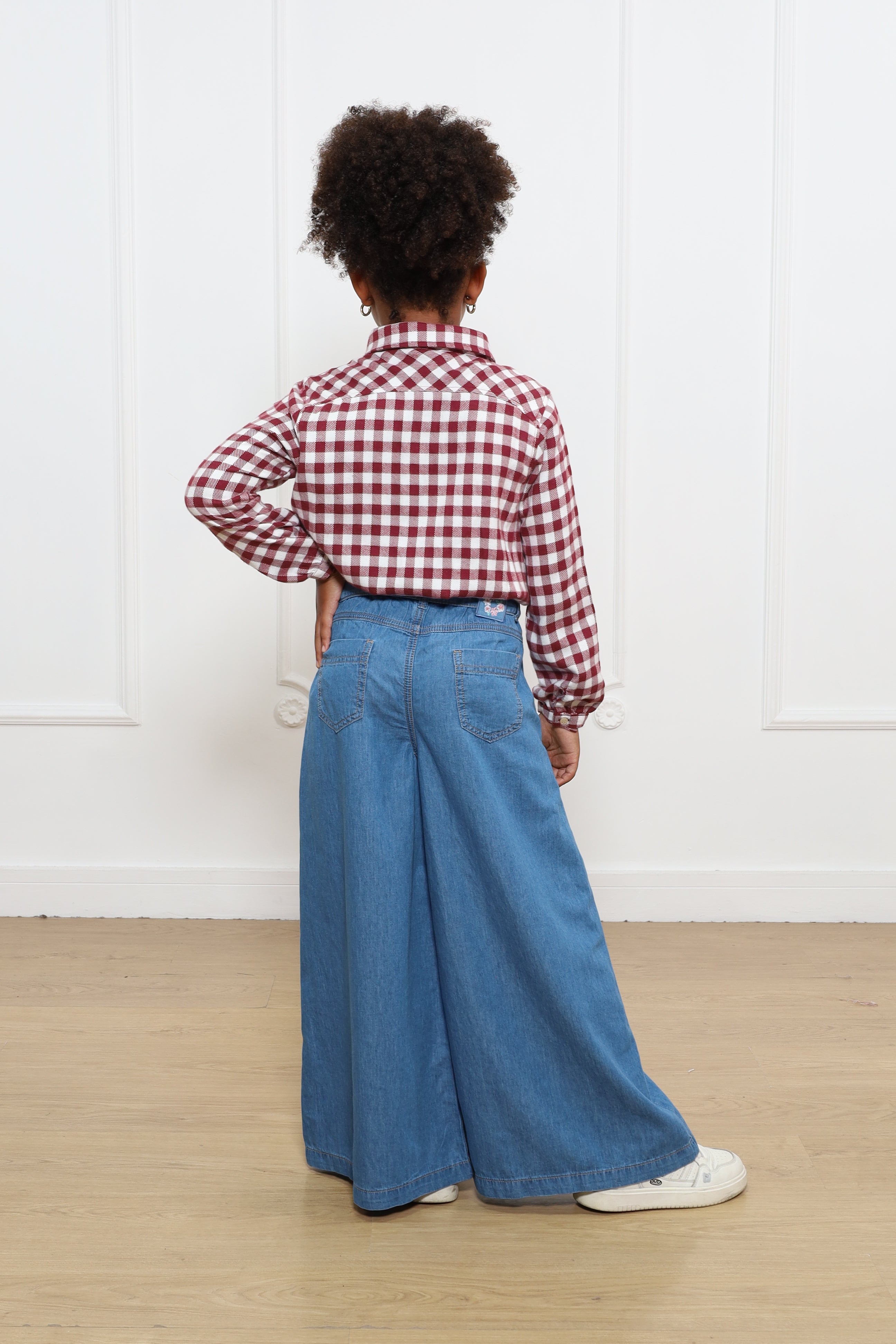 Pantalon Marina Super Palazo Denim