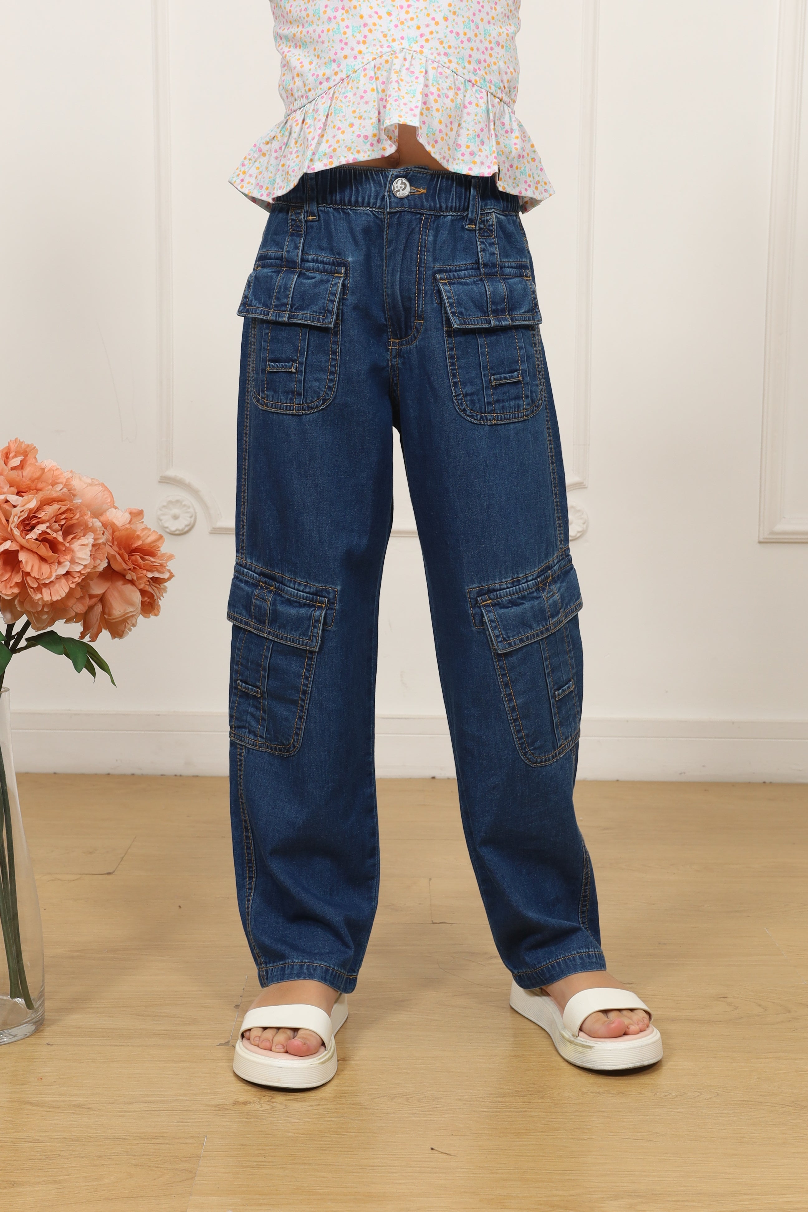 Pantalon Jery  Recto Cargo Denim
