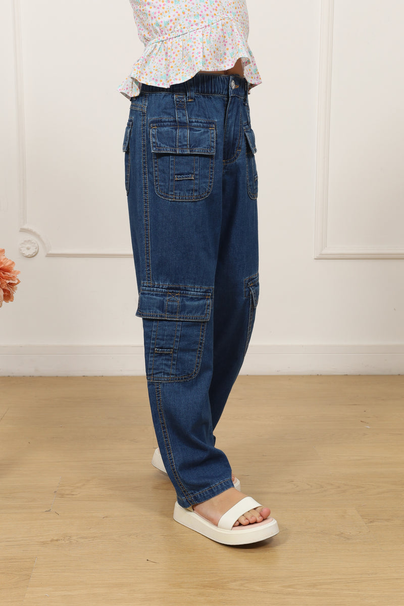 Pantalon Jery  Recto Cargo Denim