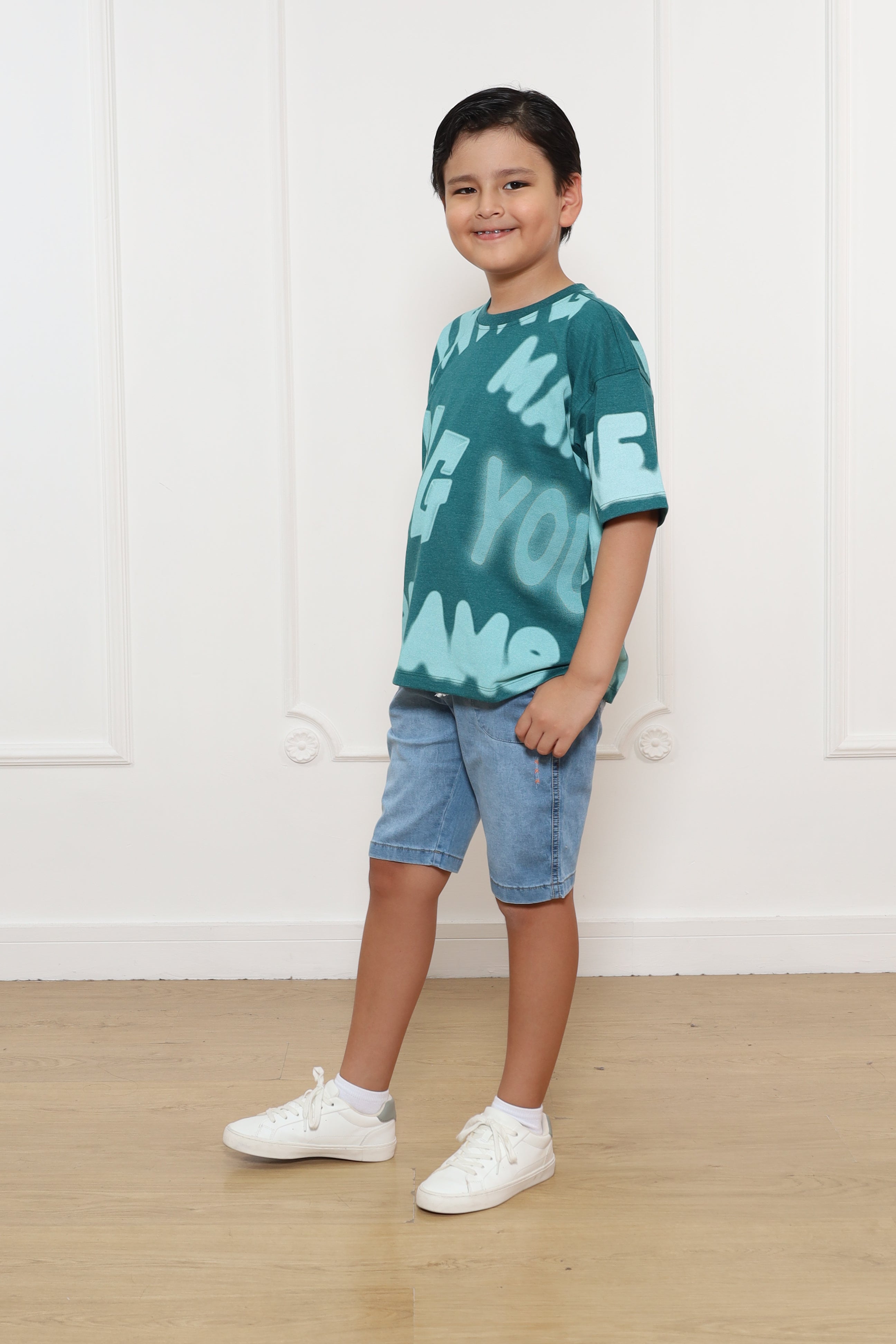 Polo Manga Corta Luigi Oversize En Jersey